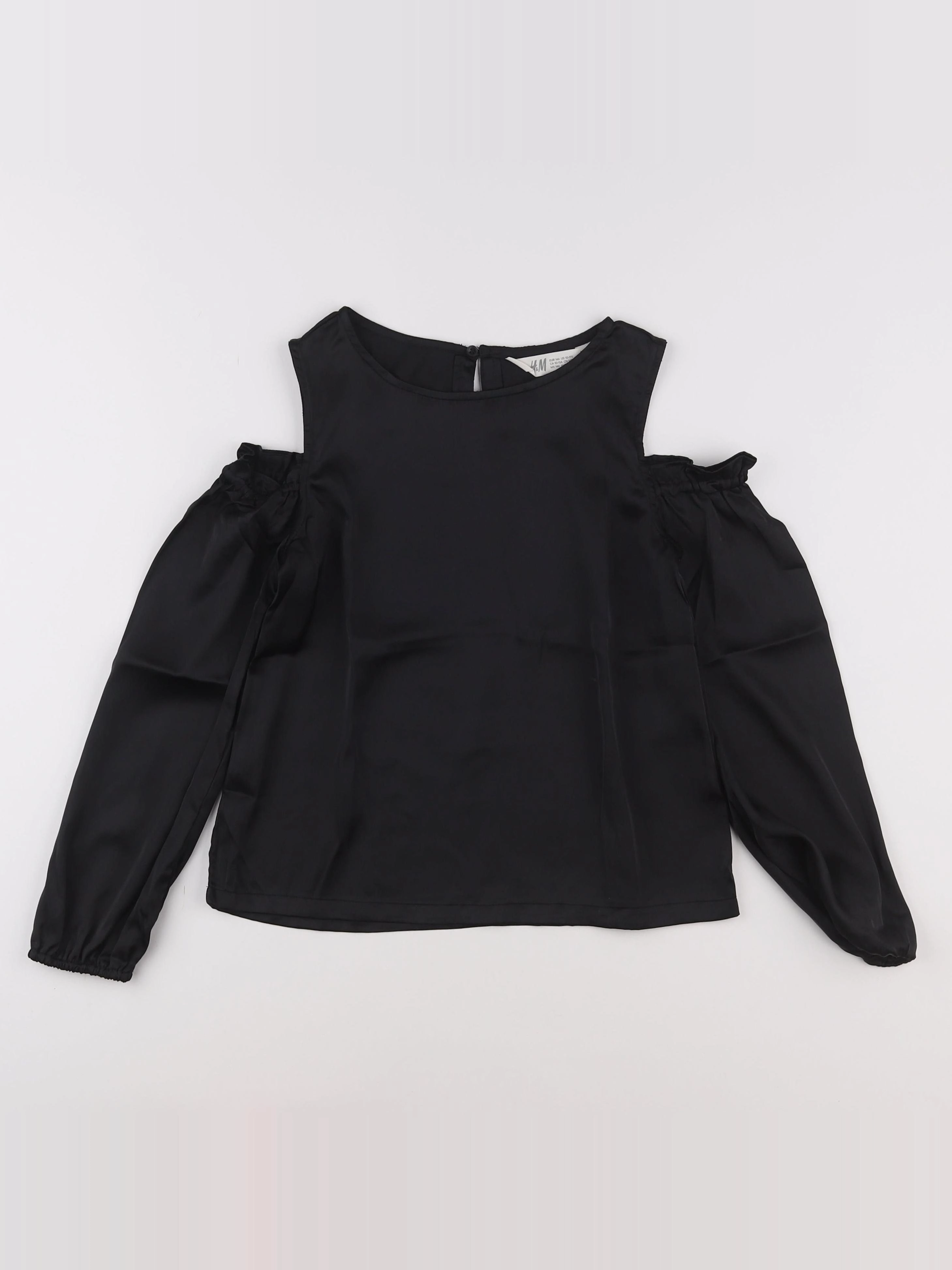 H&M - blouse noir - 10/11 ans