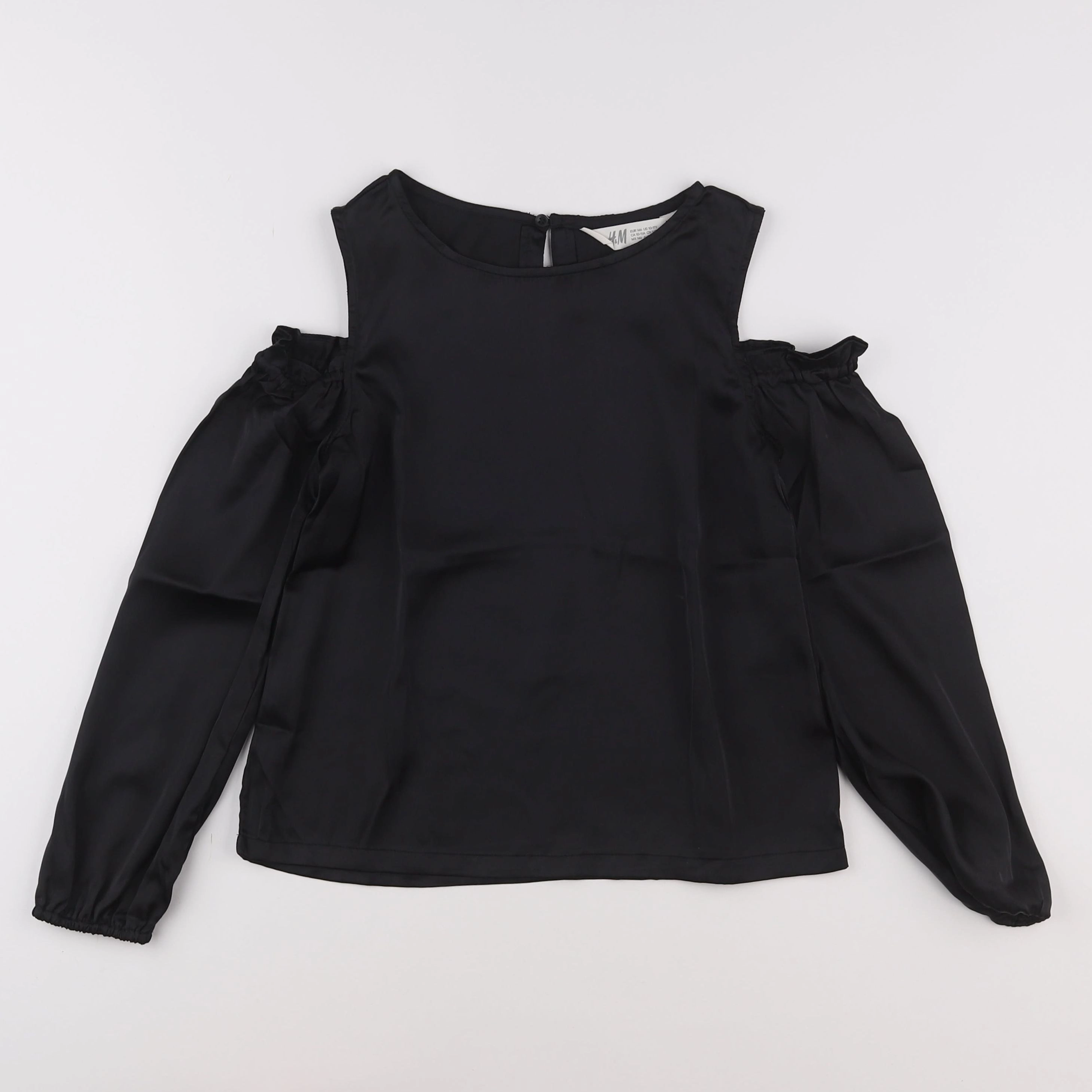 H&M - blouse noir - 10/11 ans