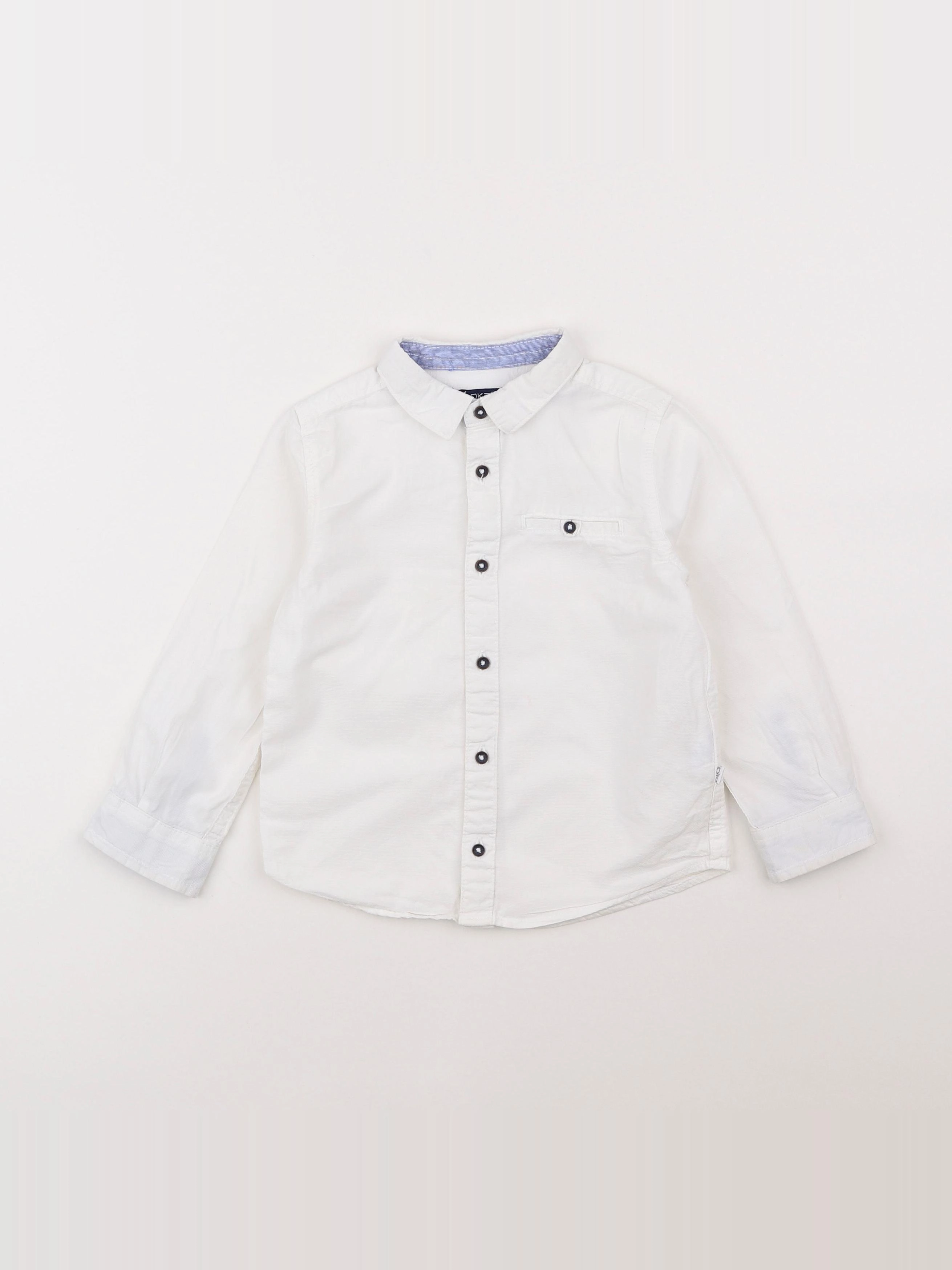 Okaidi - chemise blanc - 3 ans