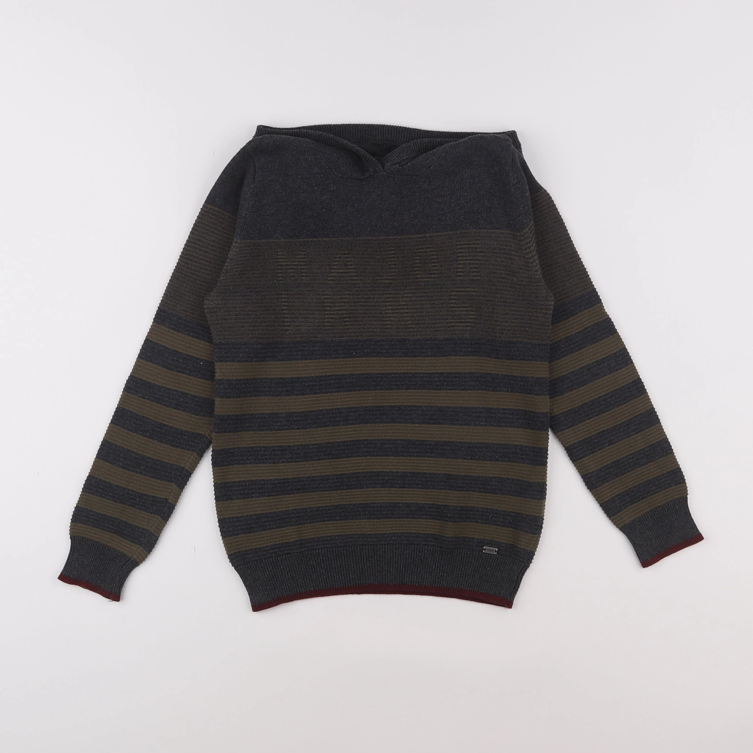 IKKS - pull gris - 6 ans