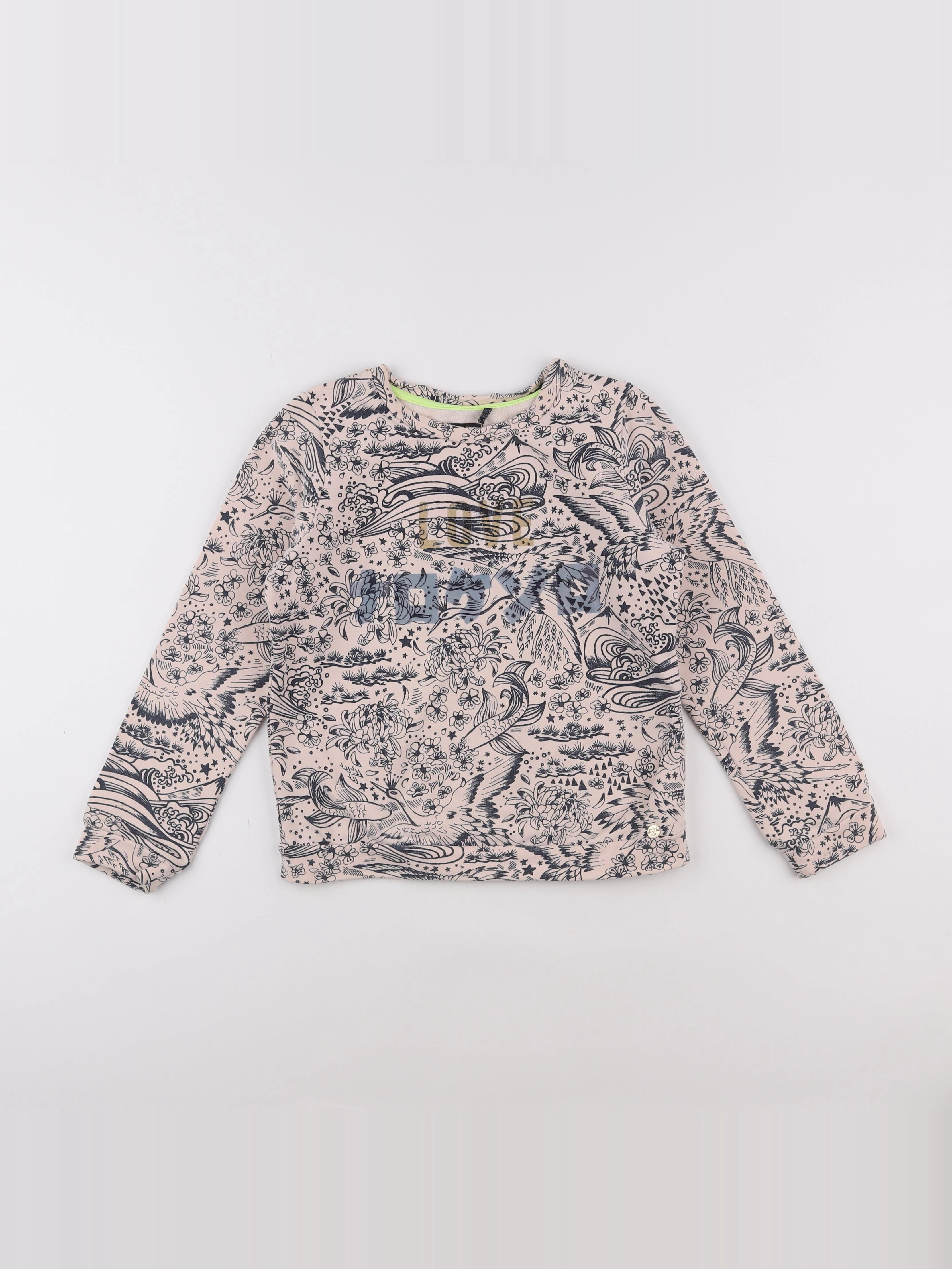 IKKS - sweat rose - 10 ans