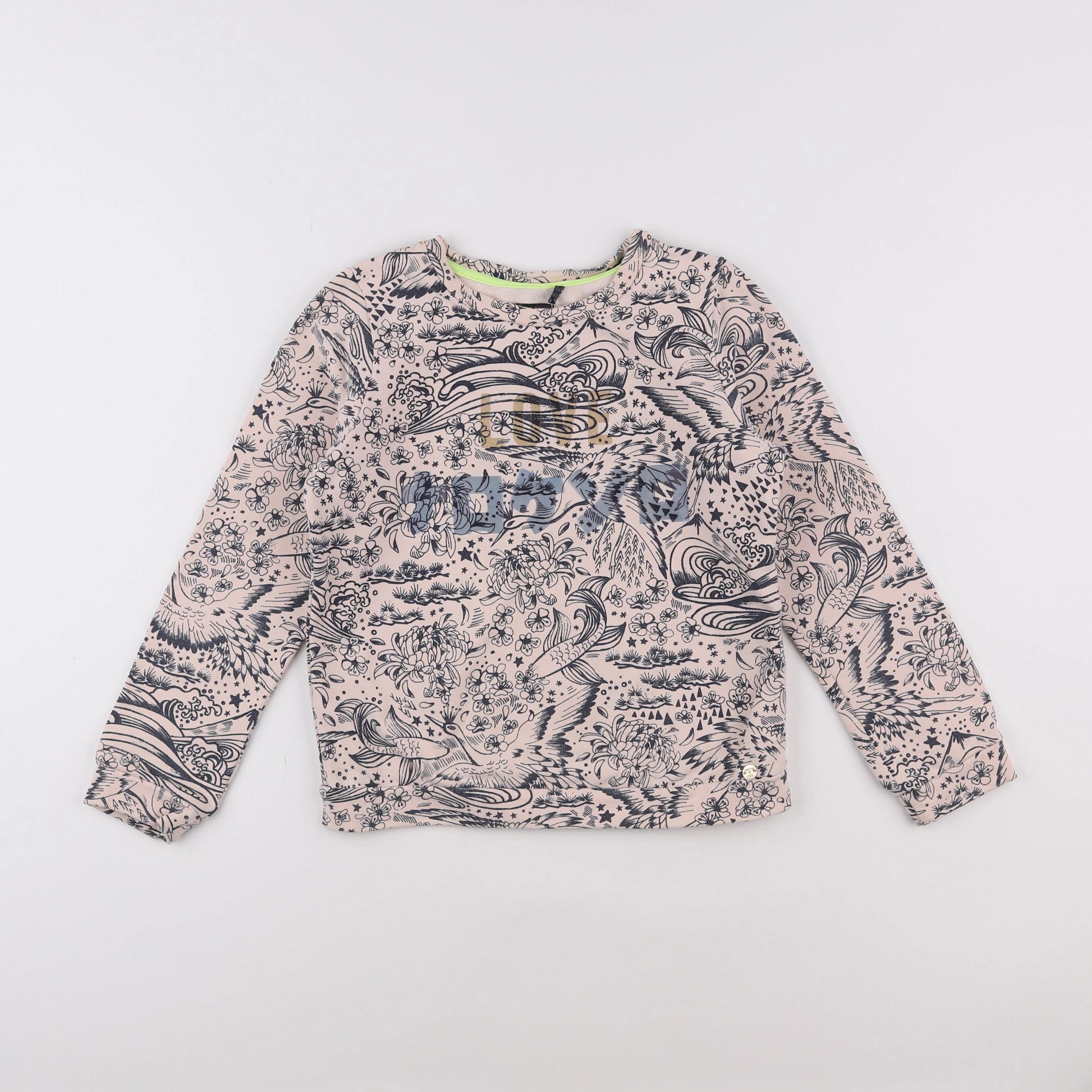 IKKS - sweat rose - 10 ans