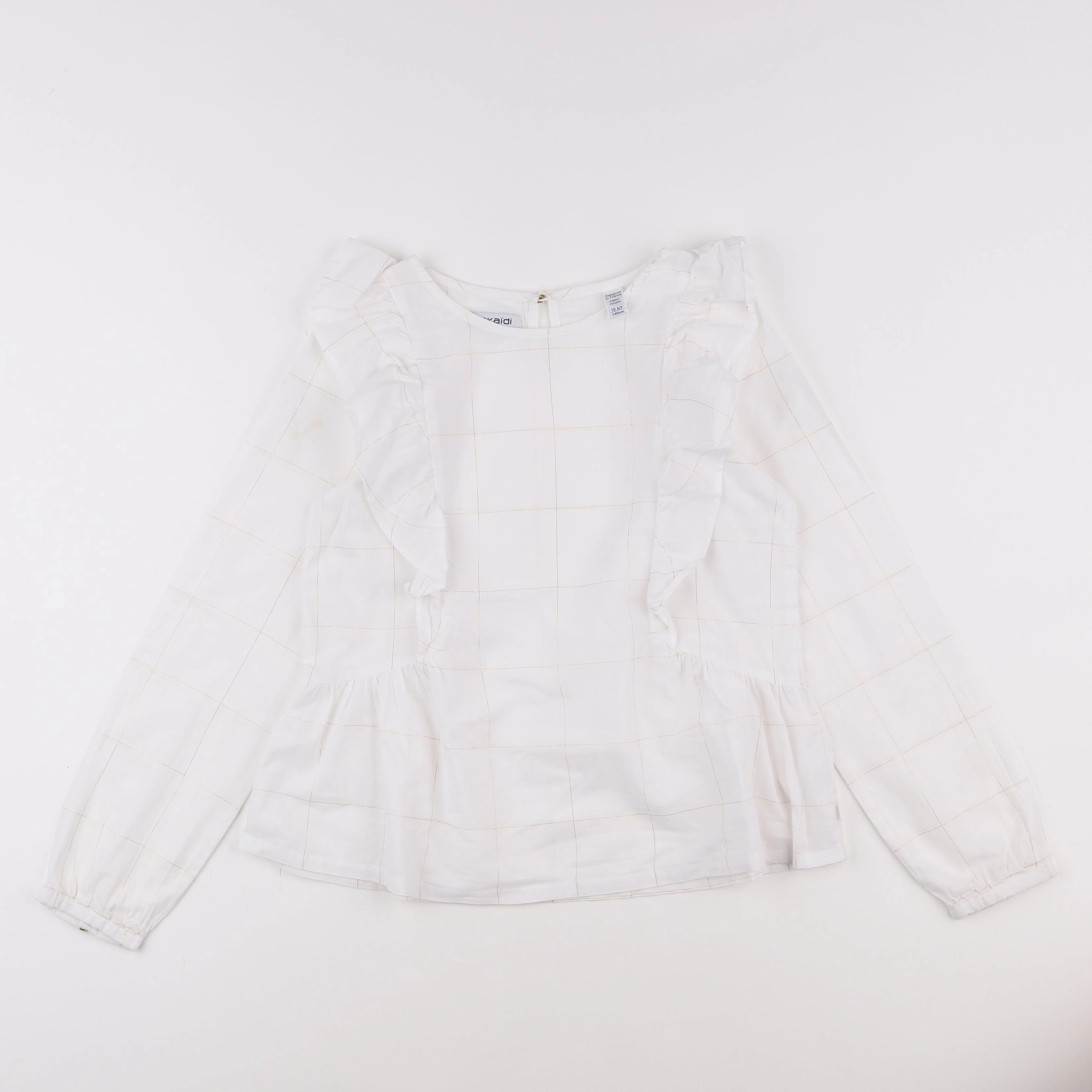 Okaidi - blouse blanc - 10 ans