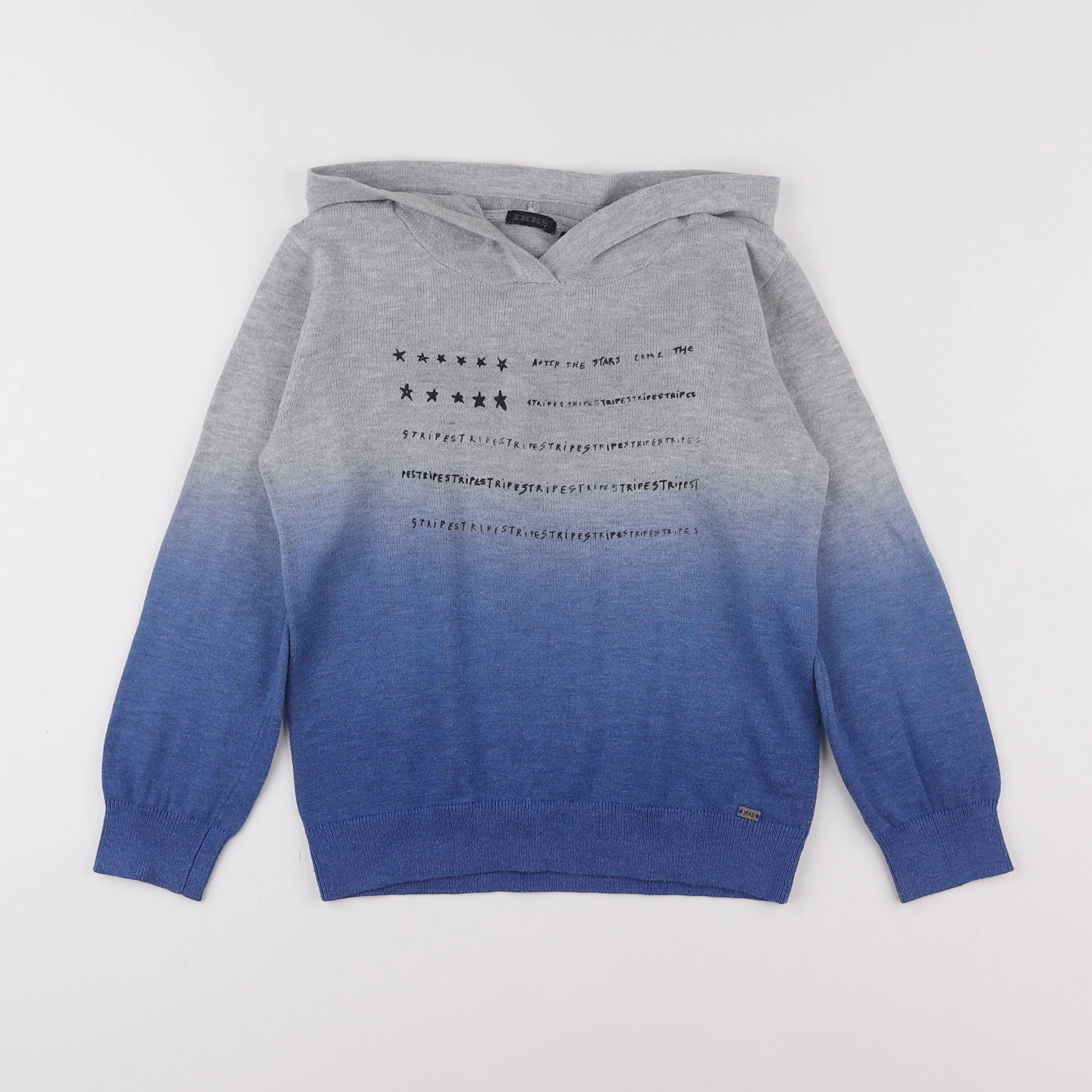 IKKS - pull bleu - 6 ans