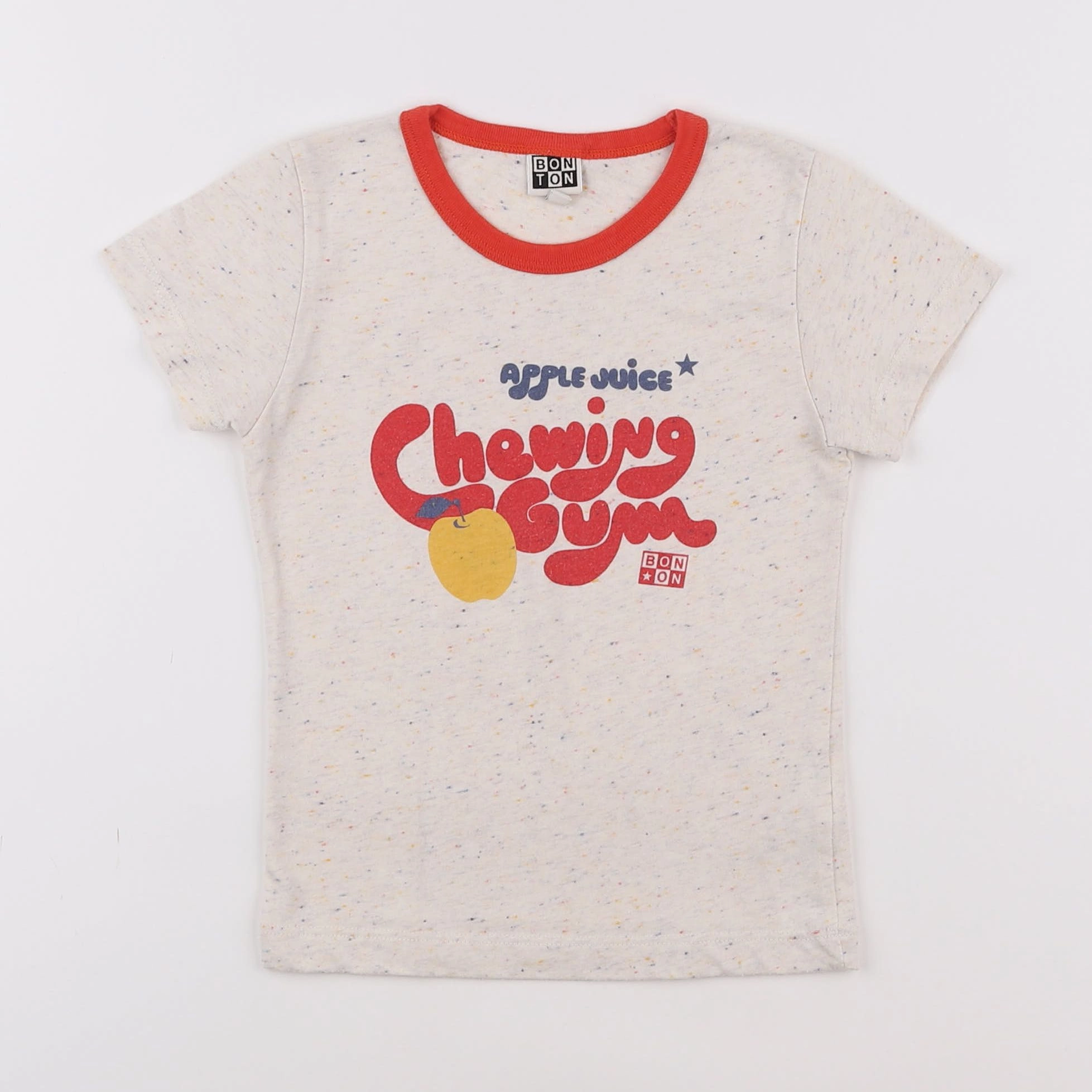 Bonton - tee-shirt beige - 4 ans