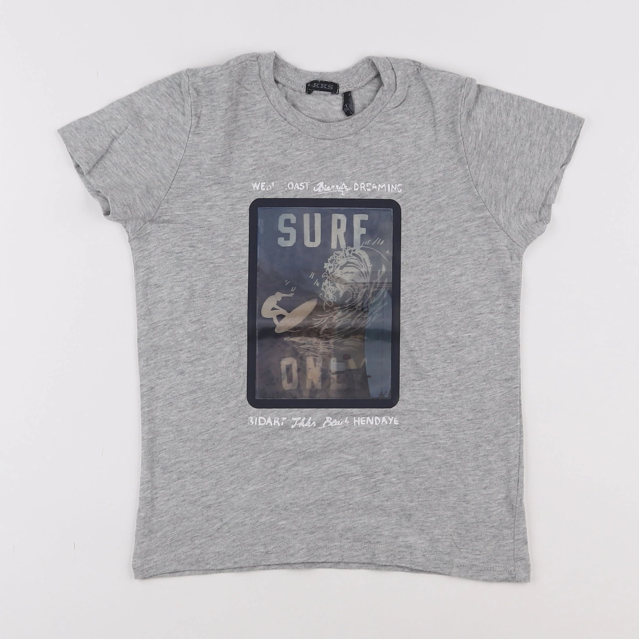 IKKS - tee-shirt gris - 4 ans