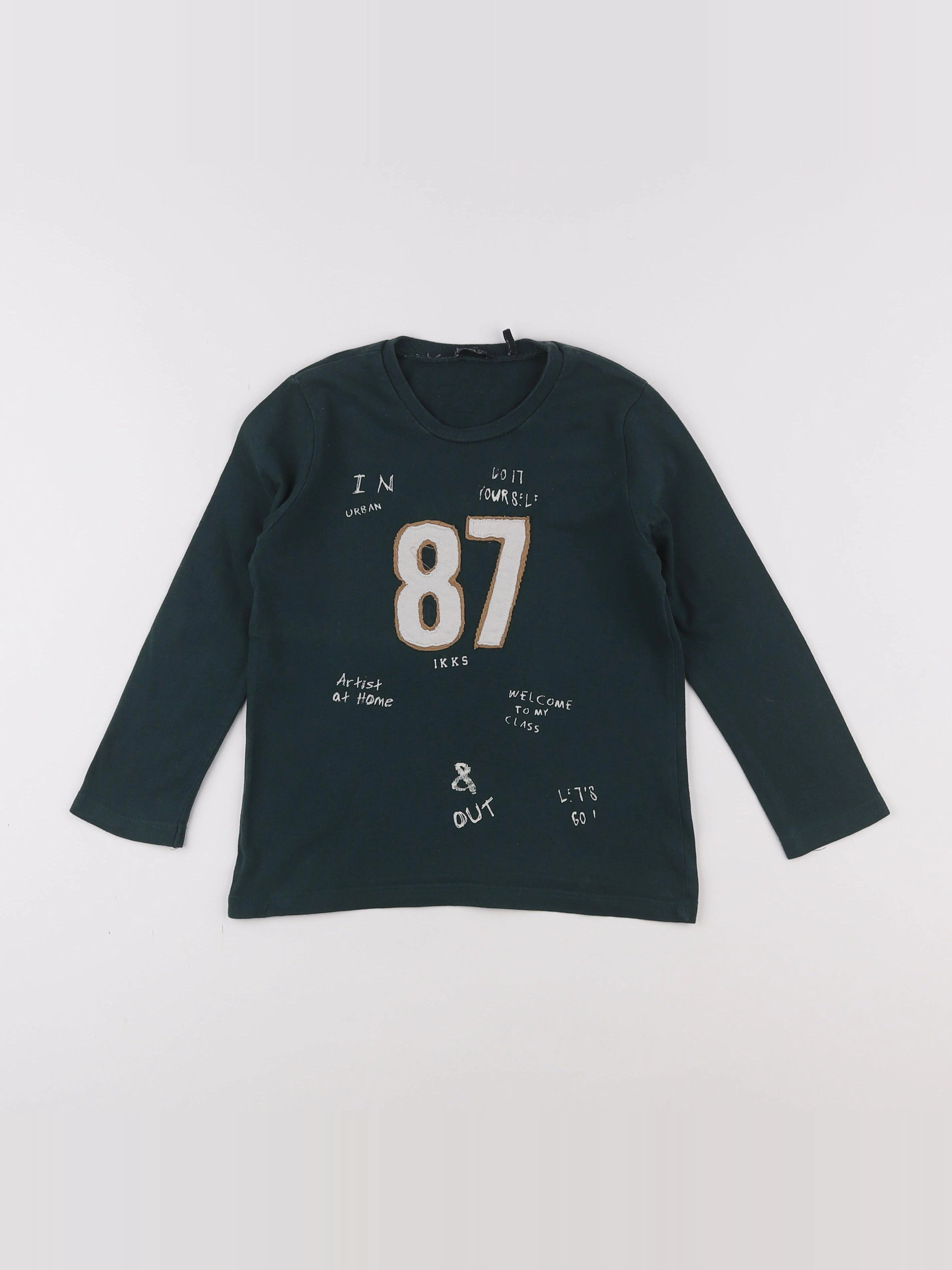 IKKS - tee-shirt vert - 4 ans