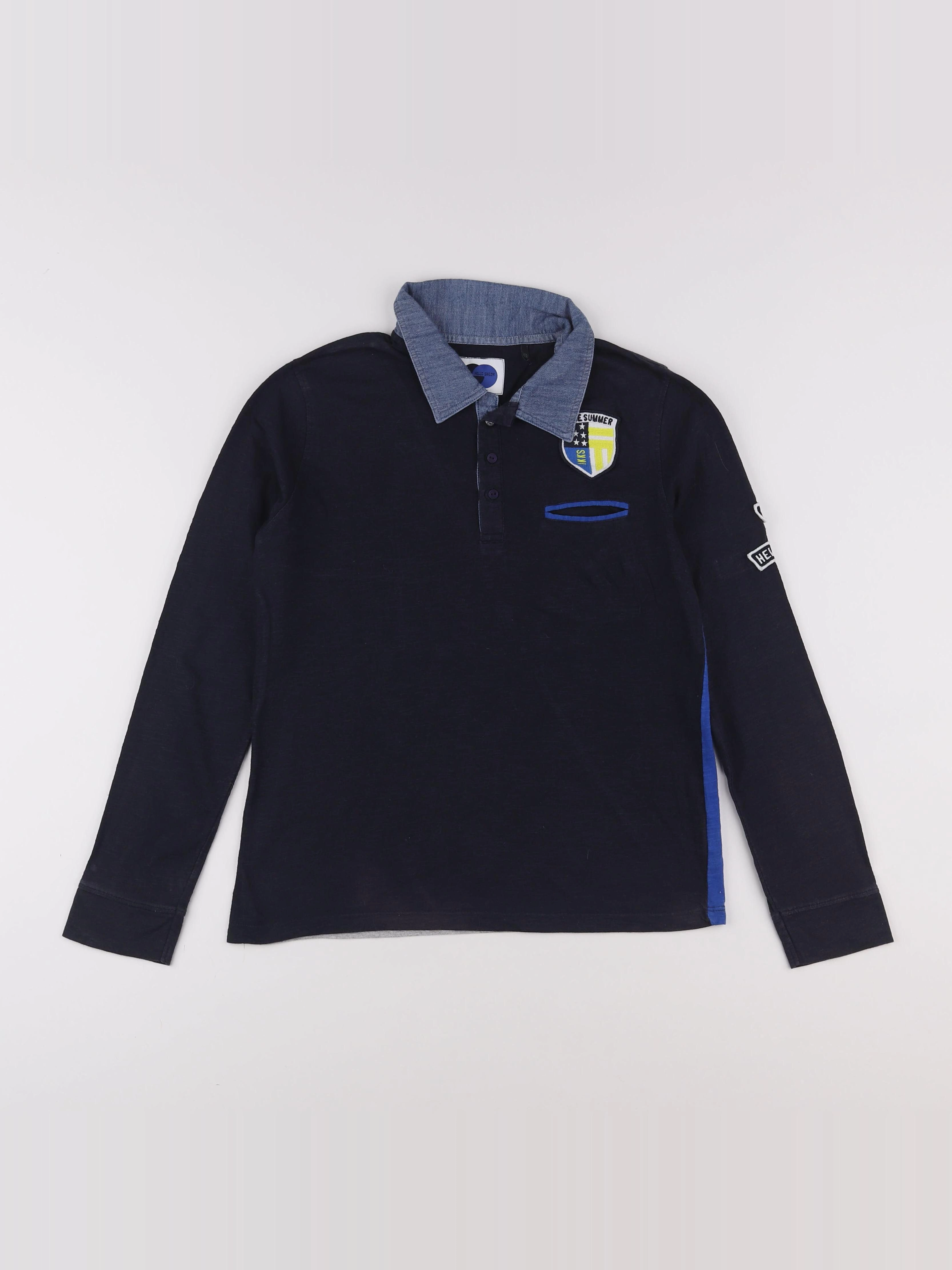 IKKS - polo bleu - 12 ans