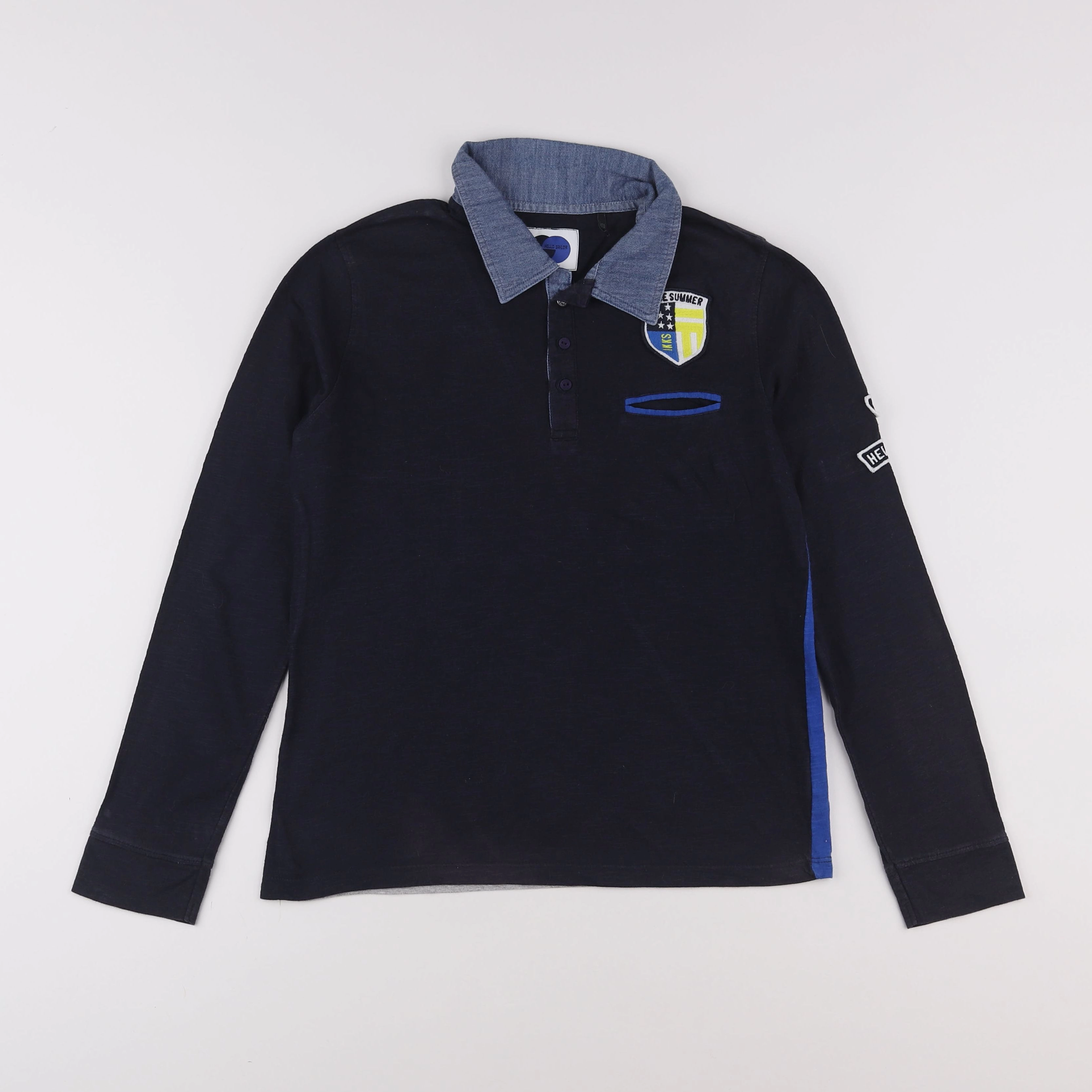 IKKS - polo bleu - 12 ans