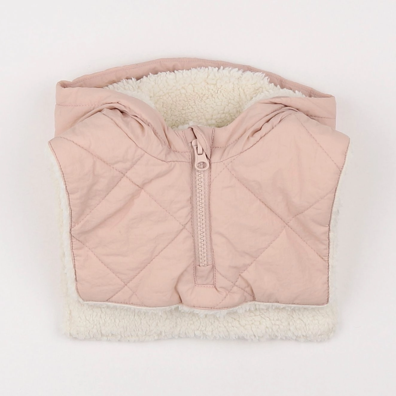 Vertbaudet - cagoule rose - 12 mois