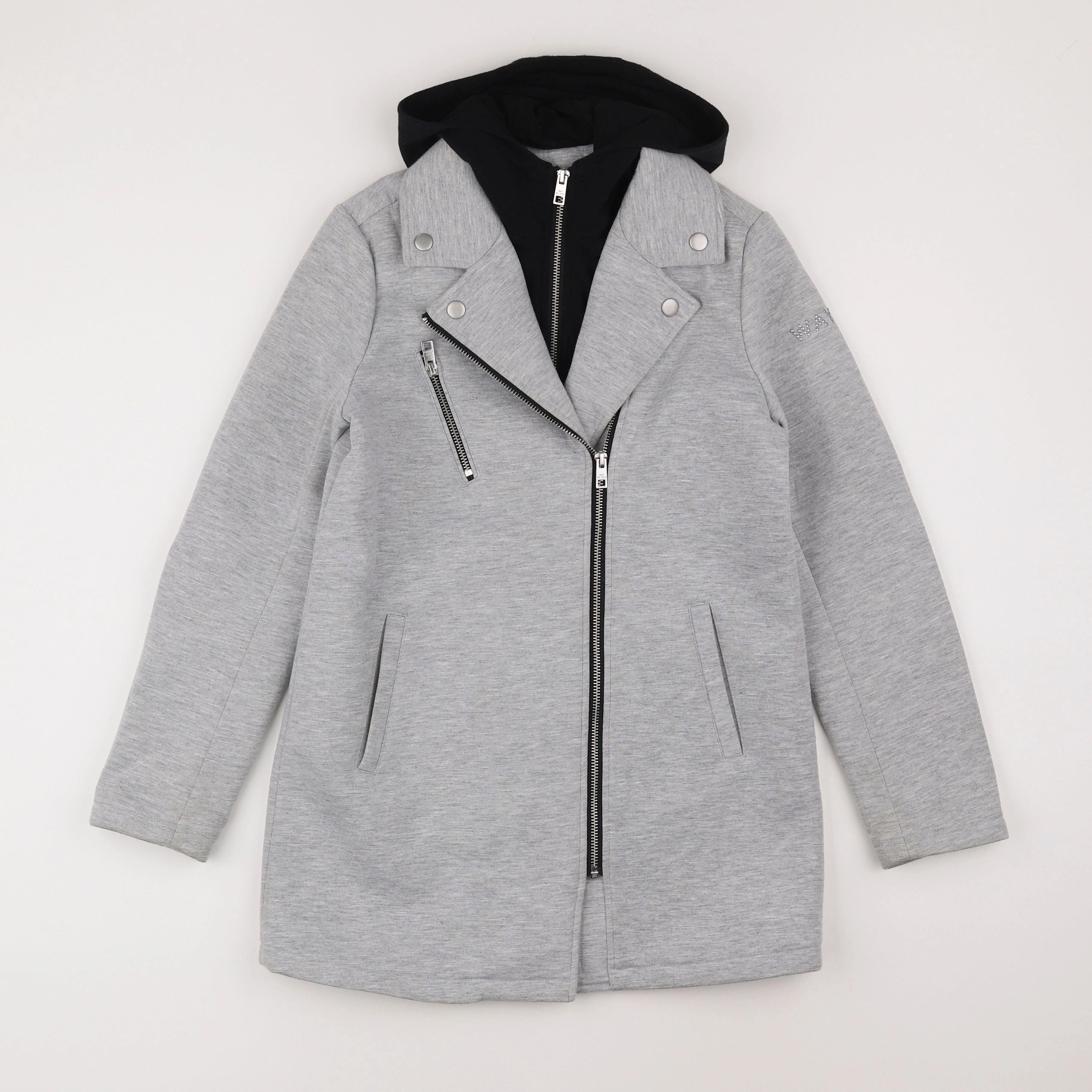 IKKS - manteau gris - 12 ans