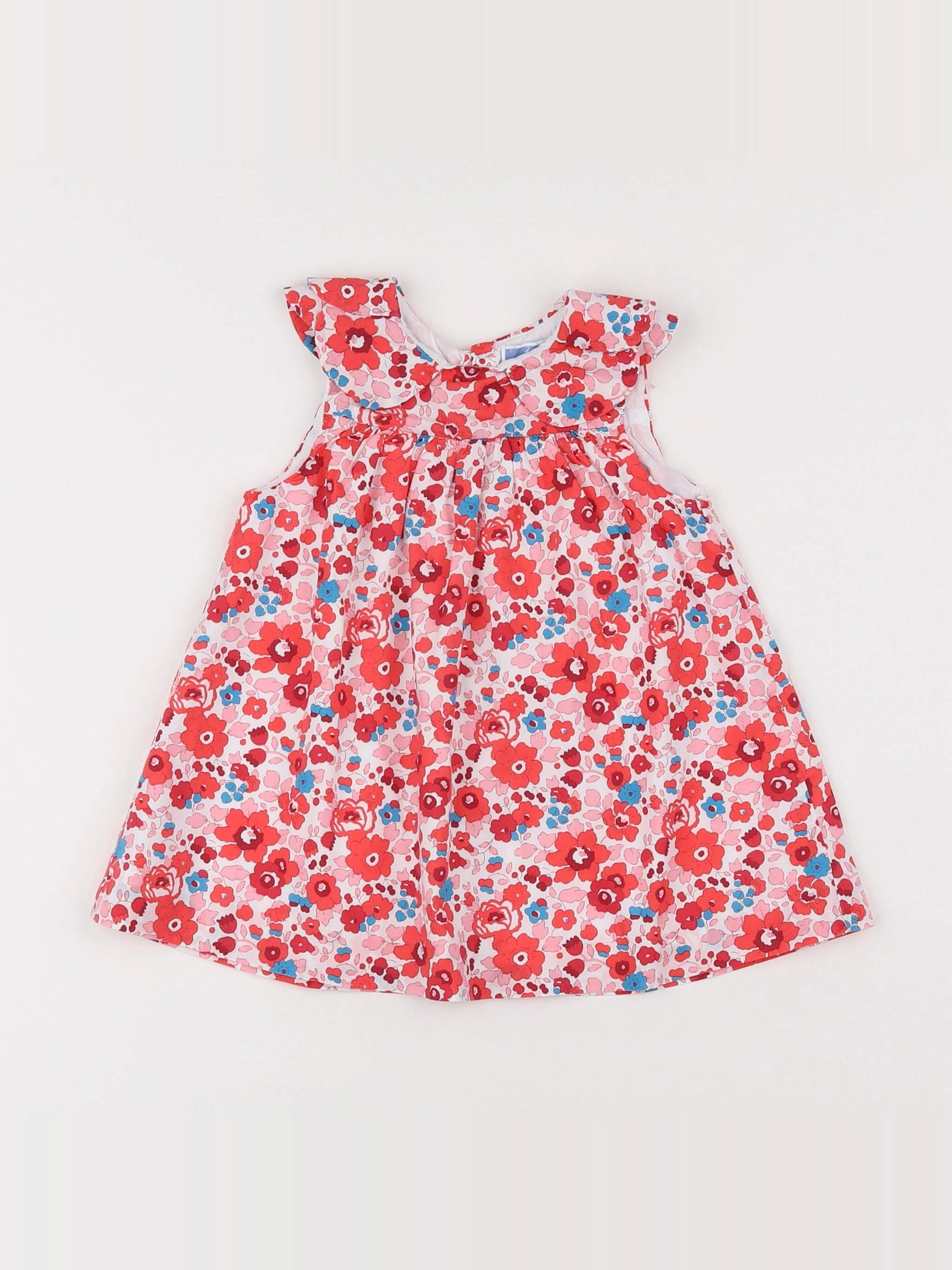 Jacadi - robe liberty rose - 12 mois