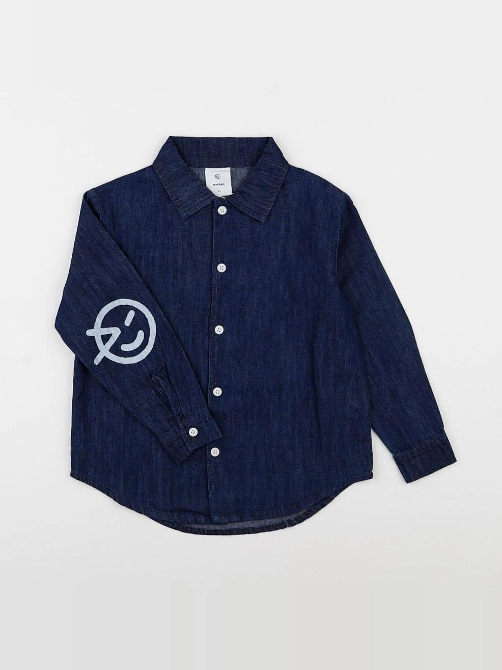 Wynken - Chemise Riga manches longues Bleu - 8 ans