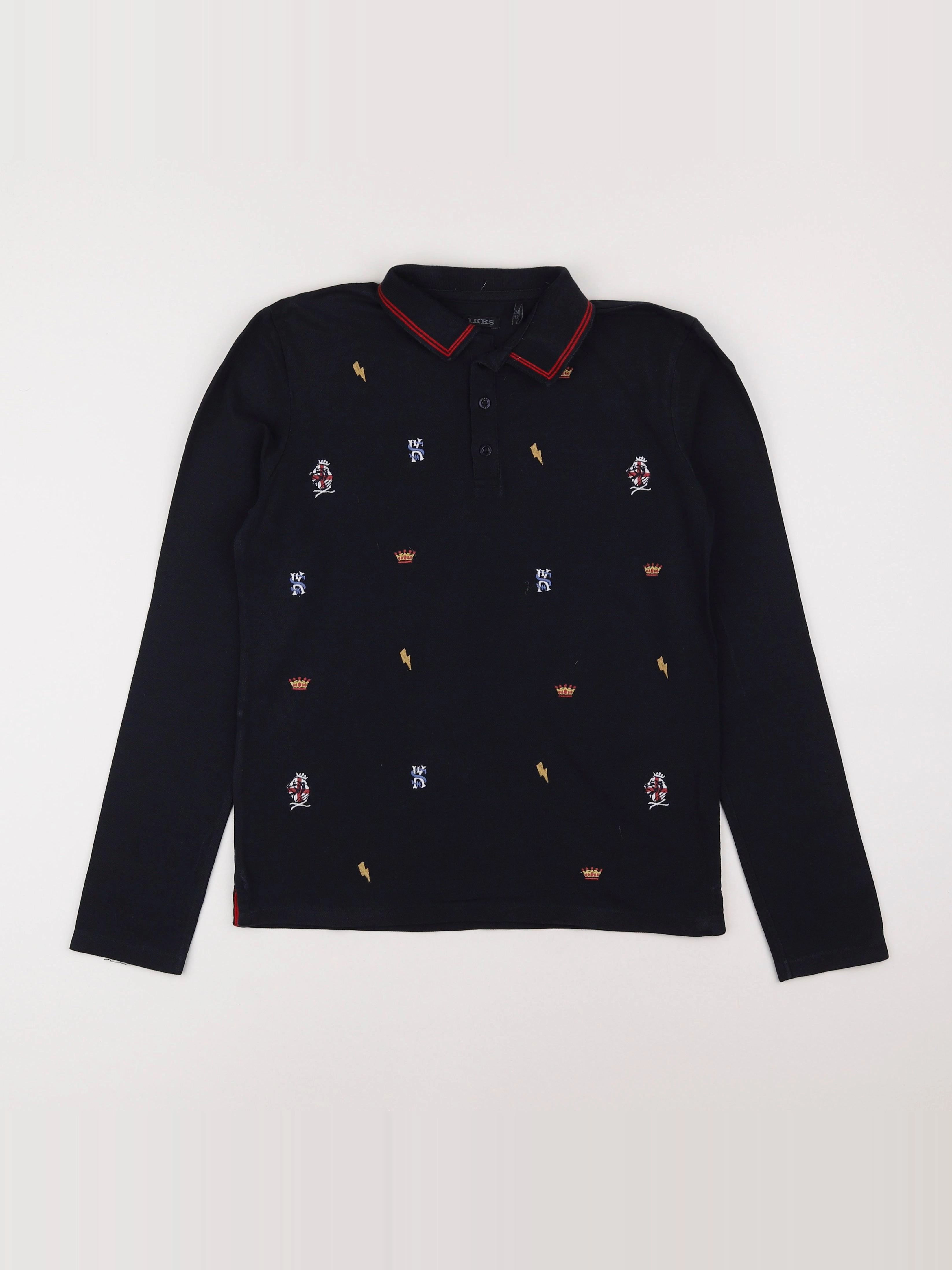IKKS - polo bleu - 12 ans