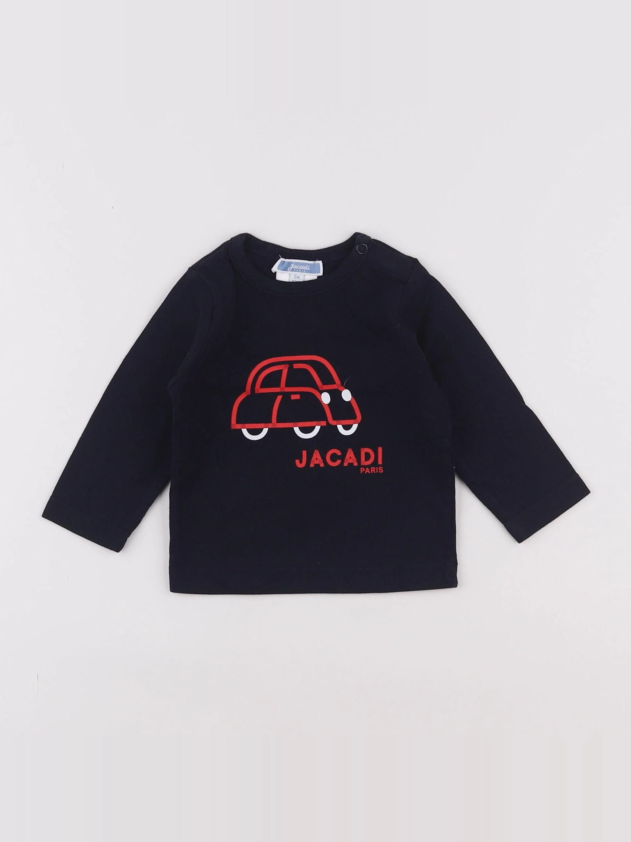 Jacadi - tee-shirt bleu - 6 mois