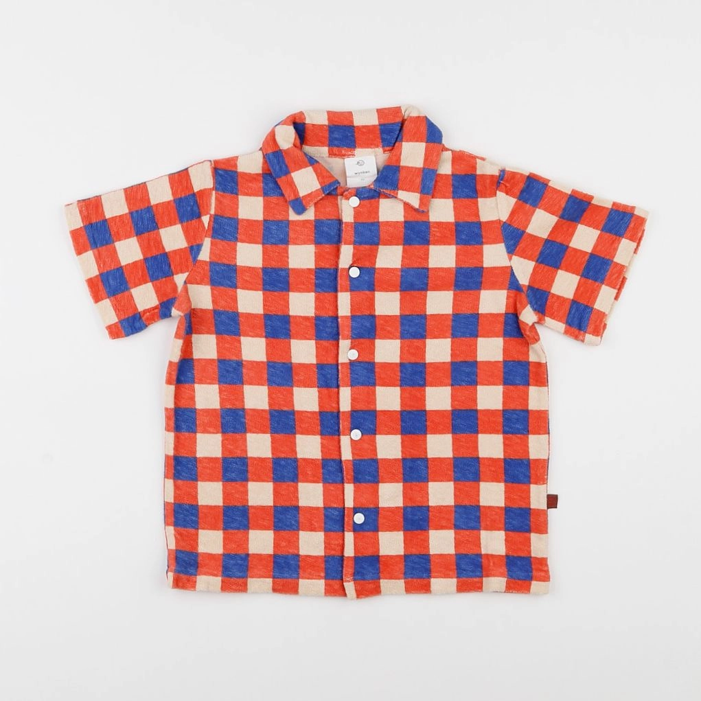 Wynken - Chemise Beach manches courtes Rouge - 8 ans