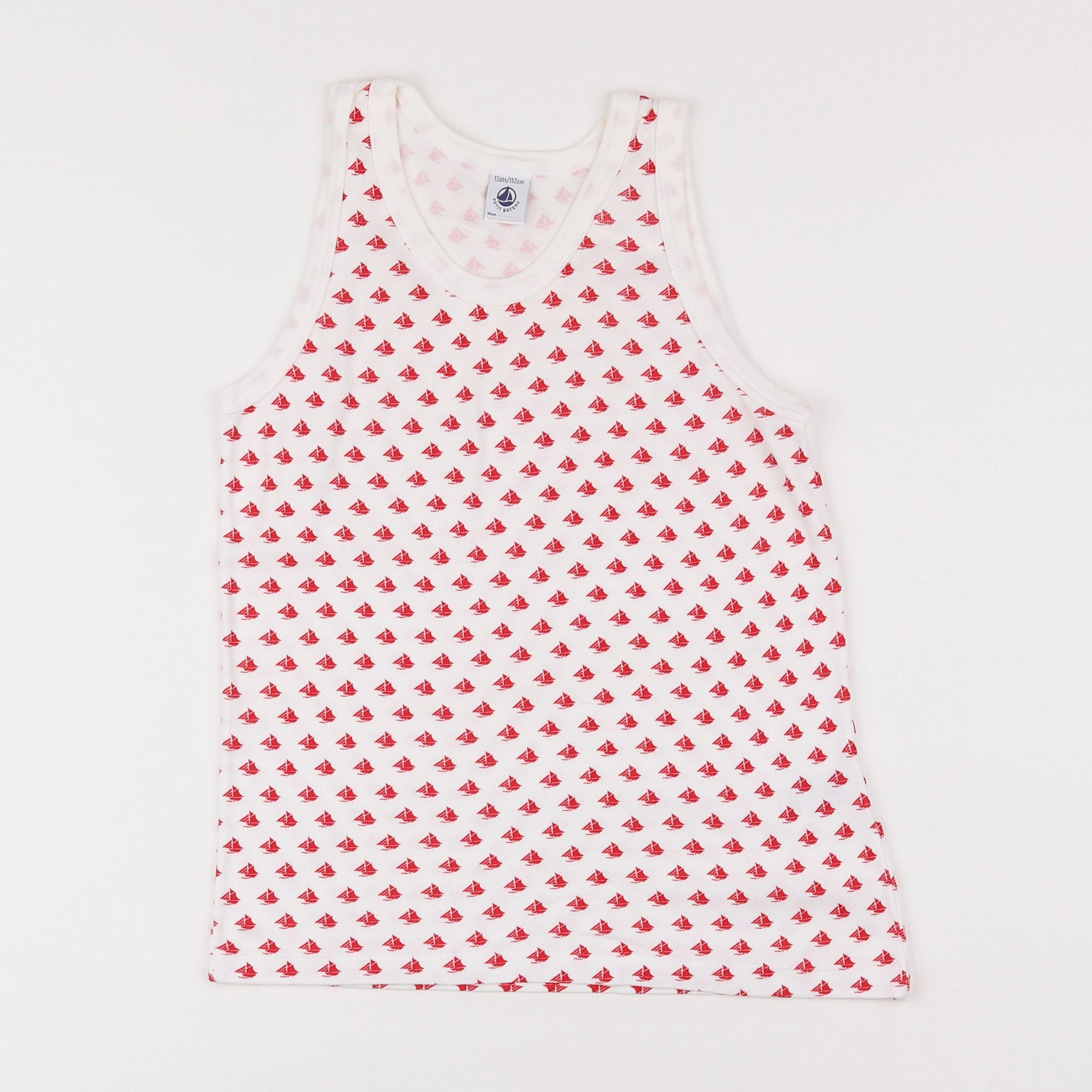 Petit Bateau - maillot de corps blanc - 12 ans