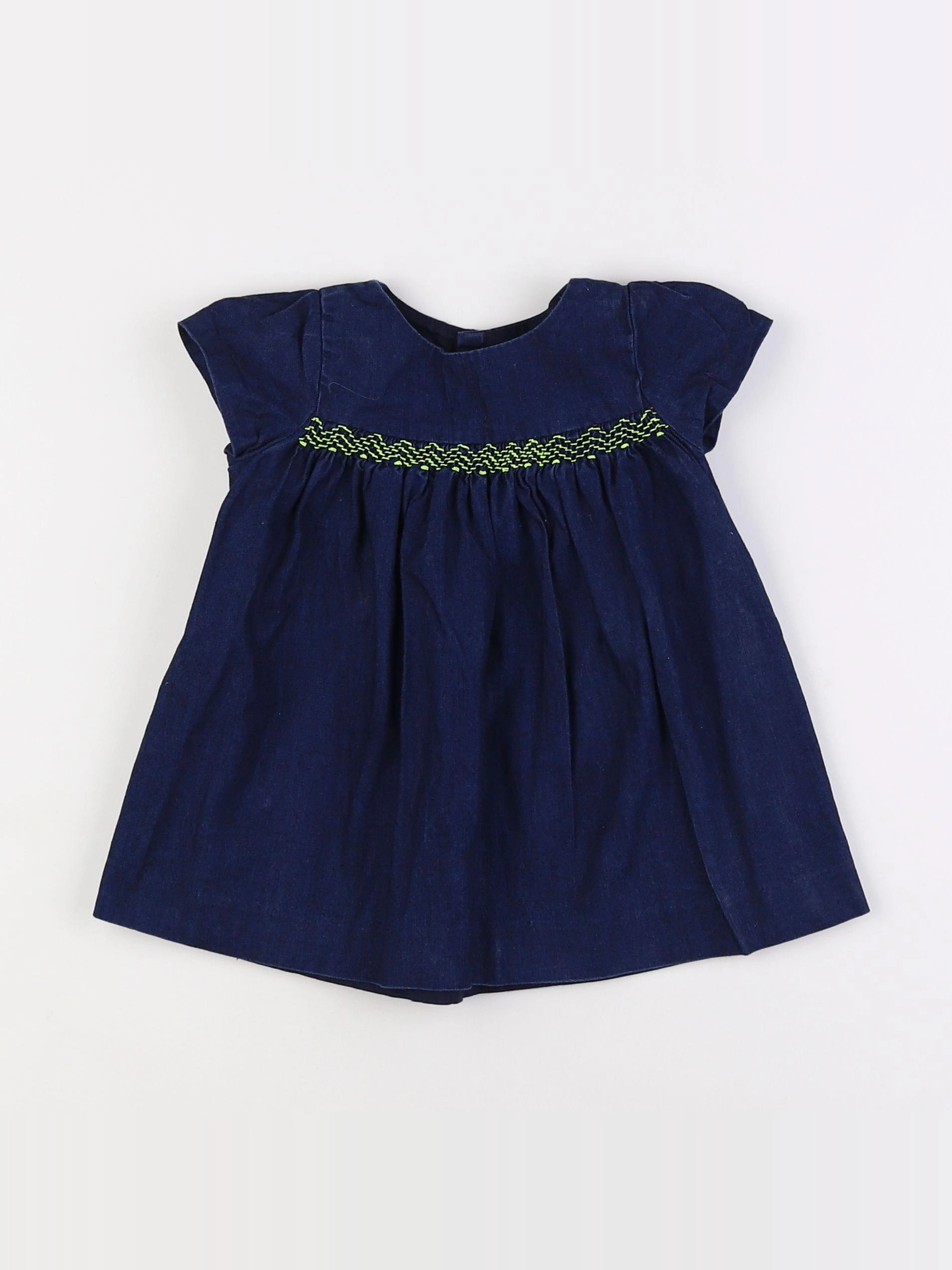 Jacadi - robe bleu - 12 mois