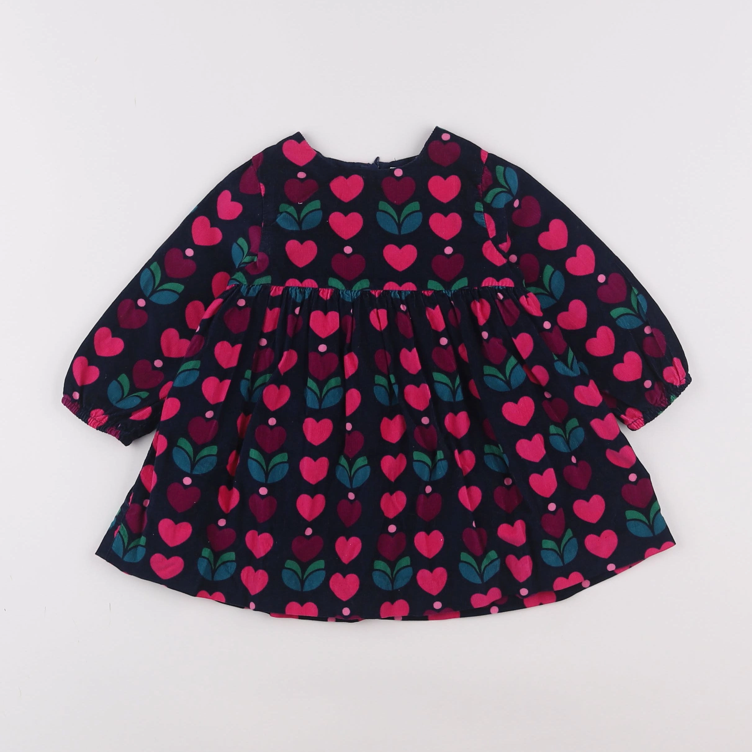 Jacadi - robe bleu - 12 mois