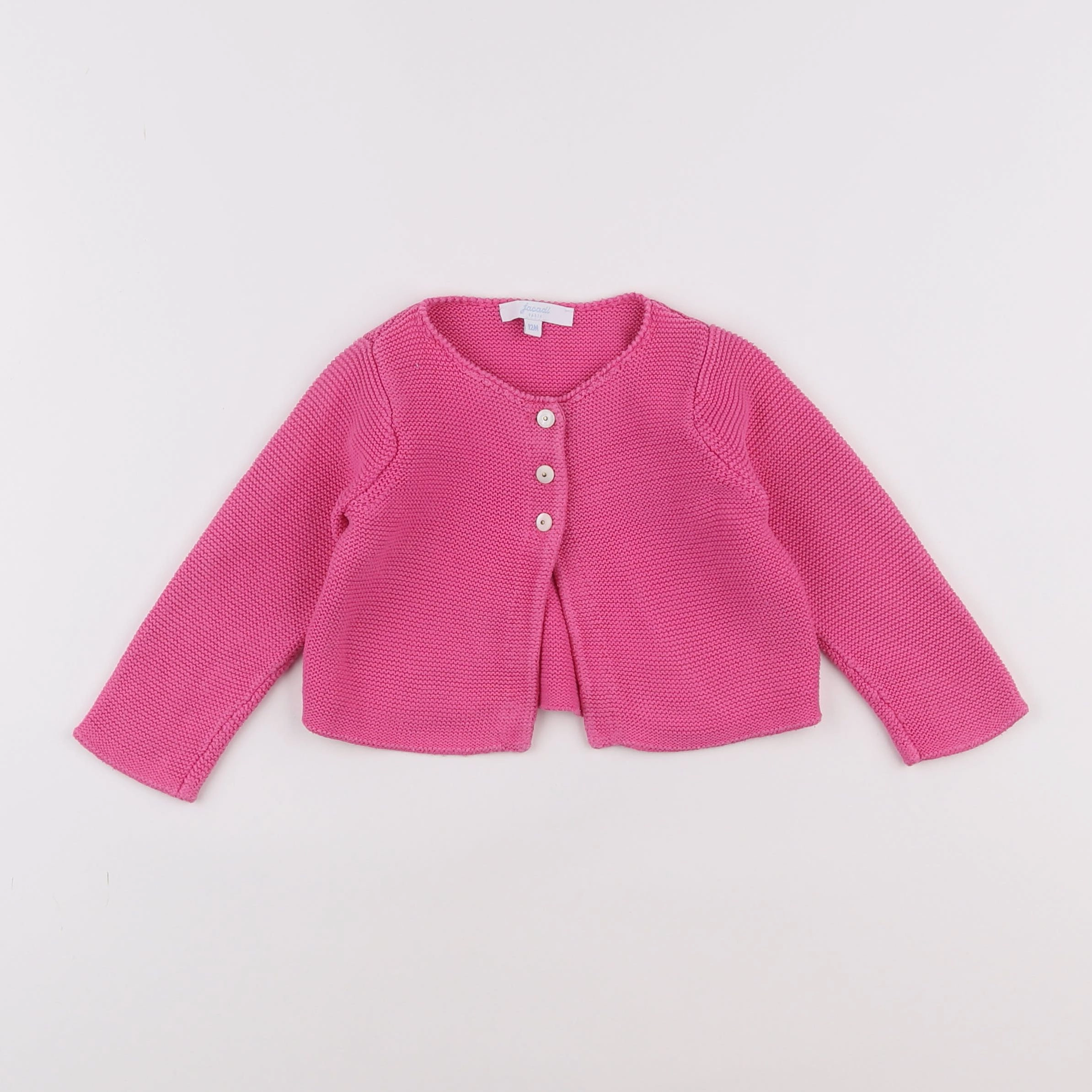 Jacadi - gilet rose - 12 mois