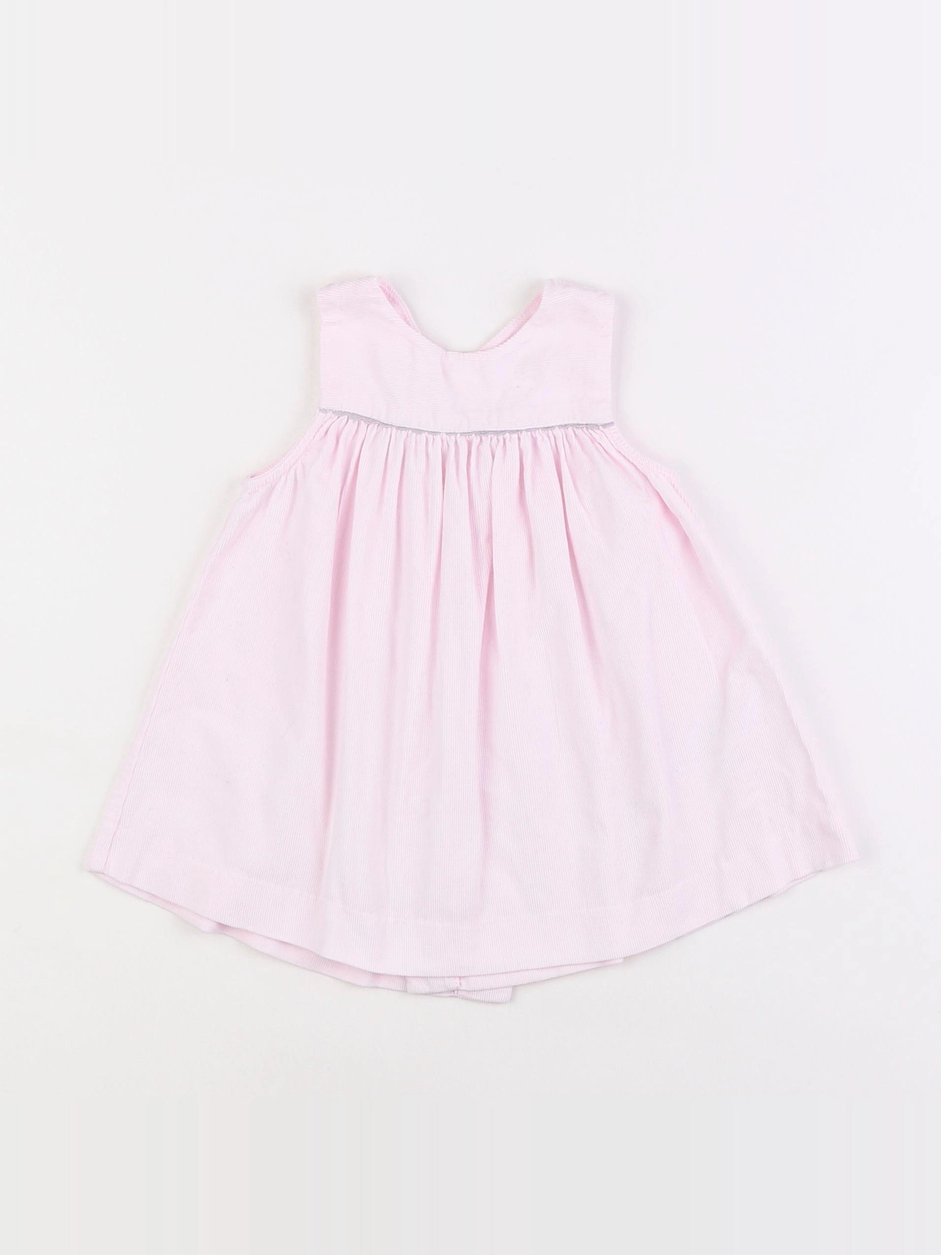 Jacadi - robe rose - 6 mois