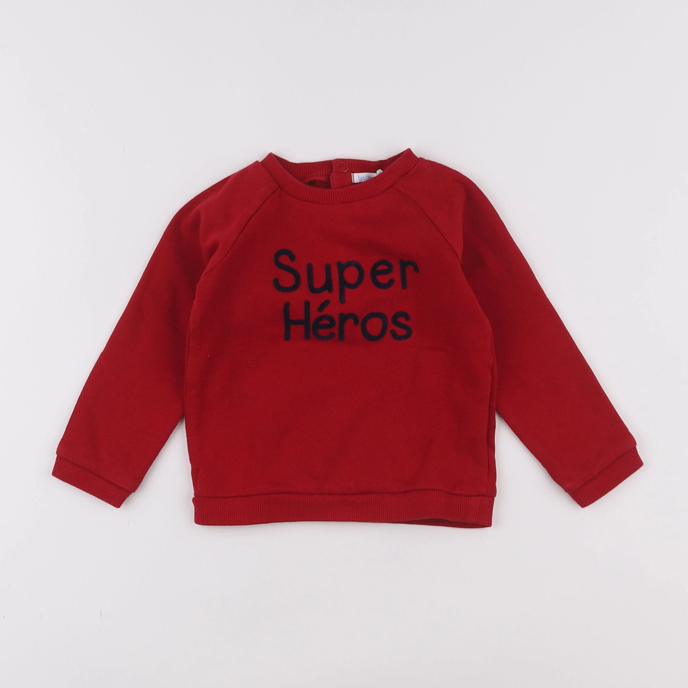 Boutchou - sweat rouge - 2 ans