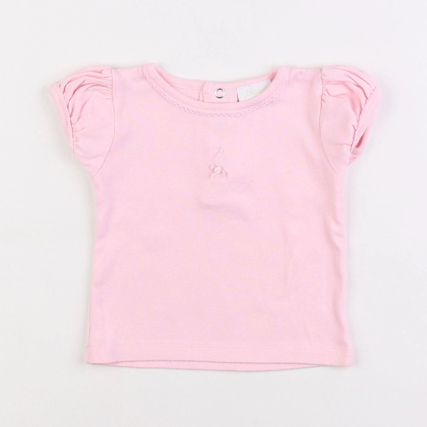 Jacadi - tee-shirt rose - 12 mois