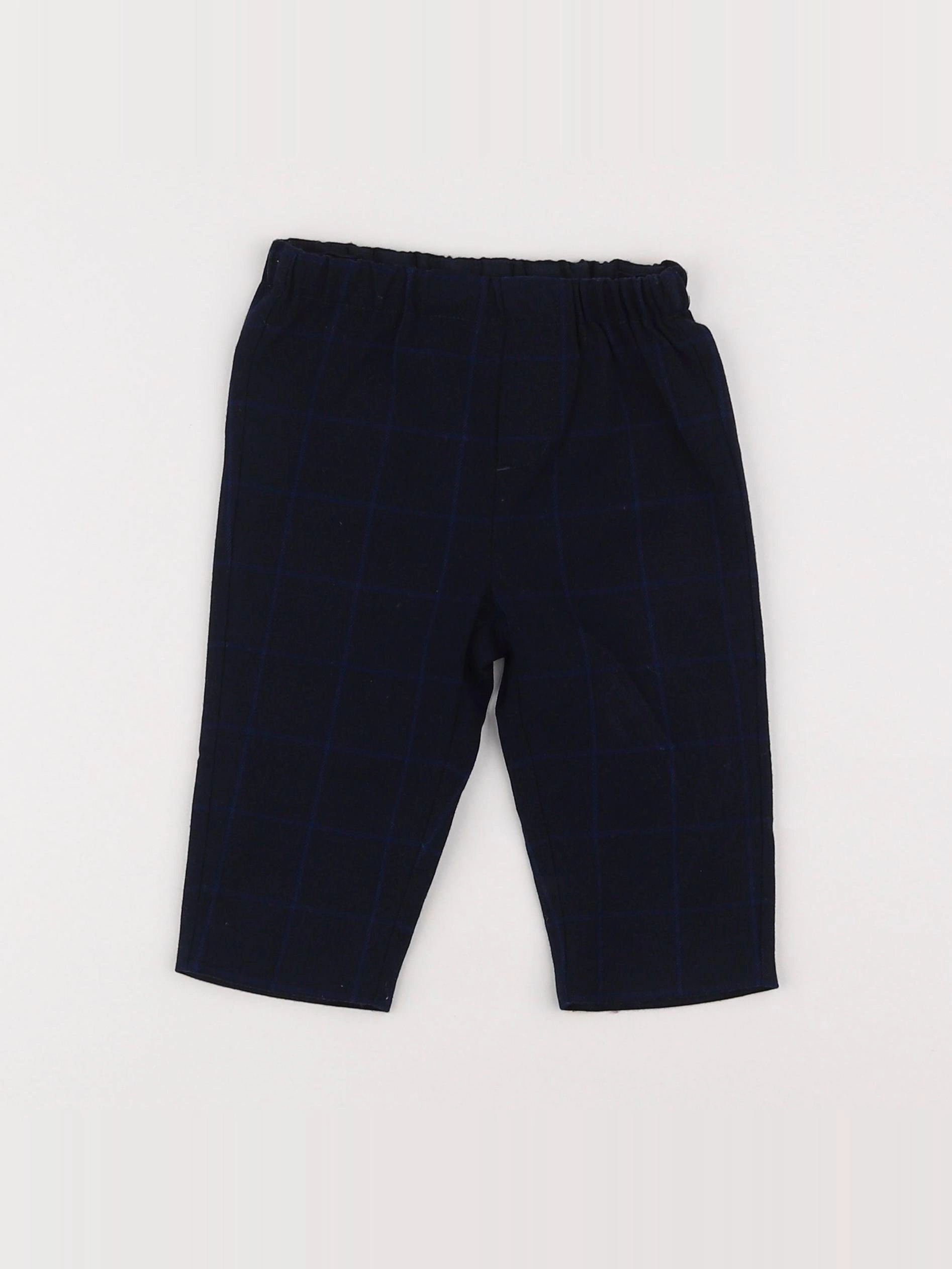 Jacadi - pantalon bleu - 12 mois