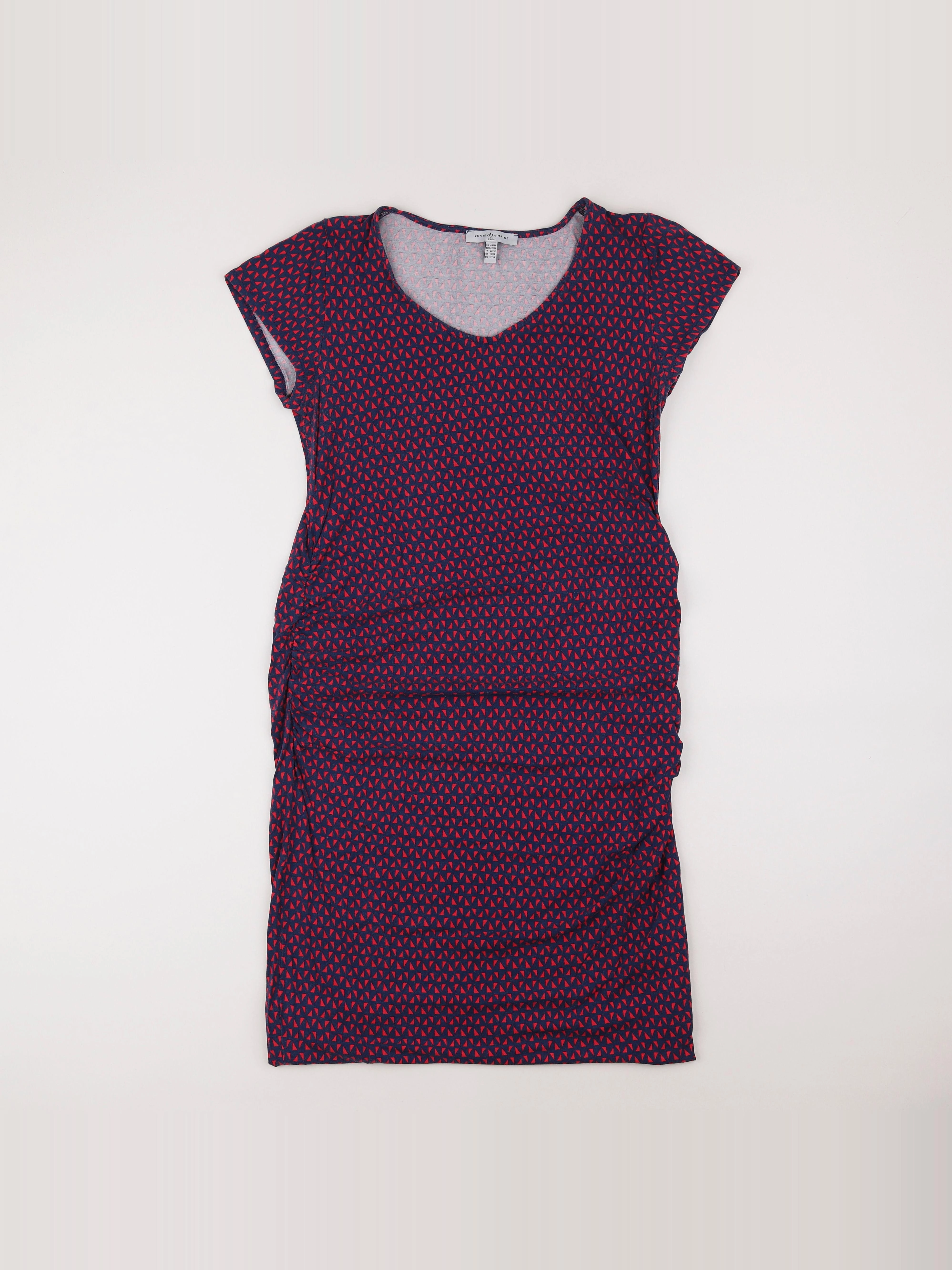 Envie de fraise - robe grossesse bleu - 44 à 46