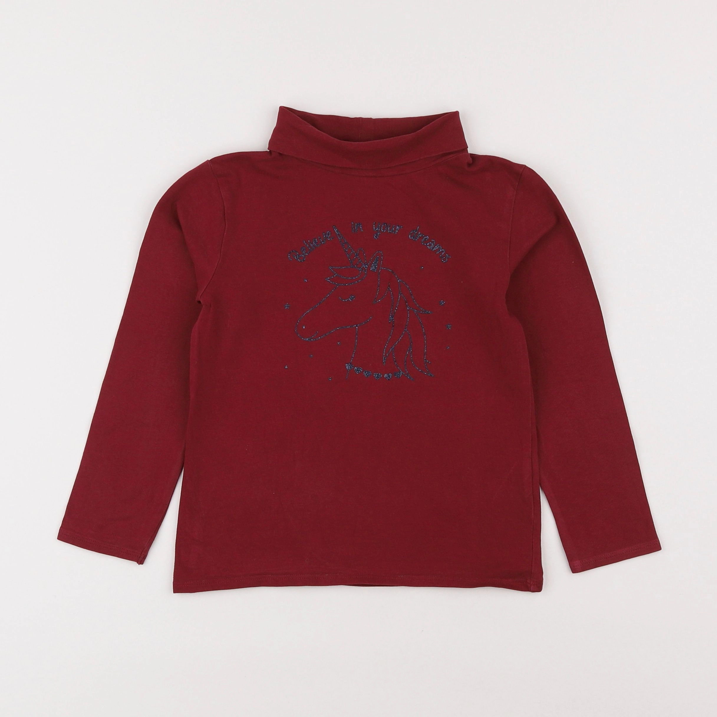 Vertbaudet - sous-pull rouge - 5 ans