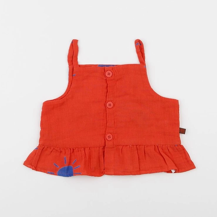 Wynken - Blouse Rouge - 4 ans