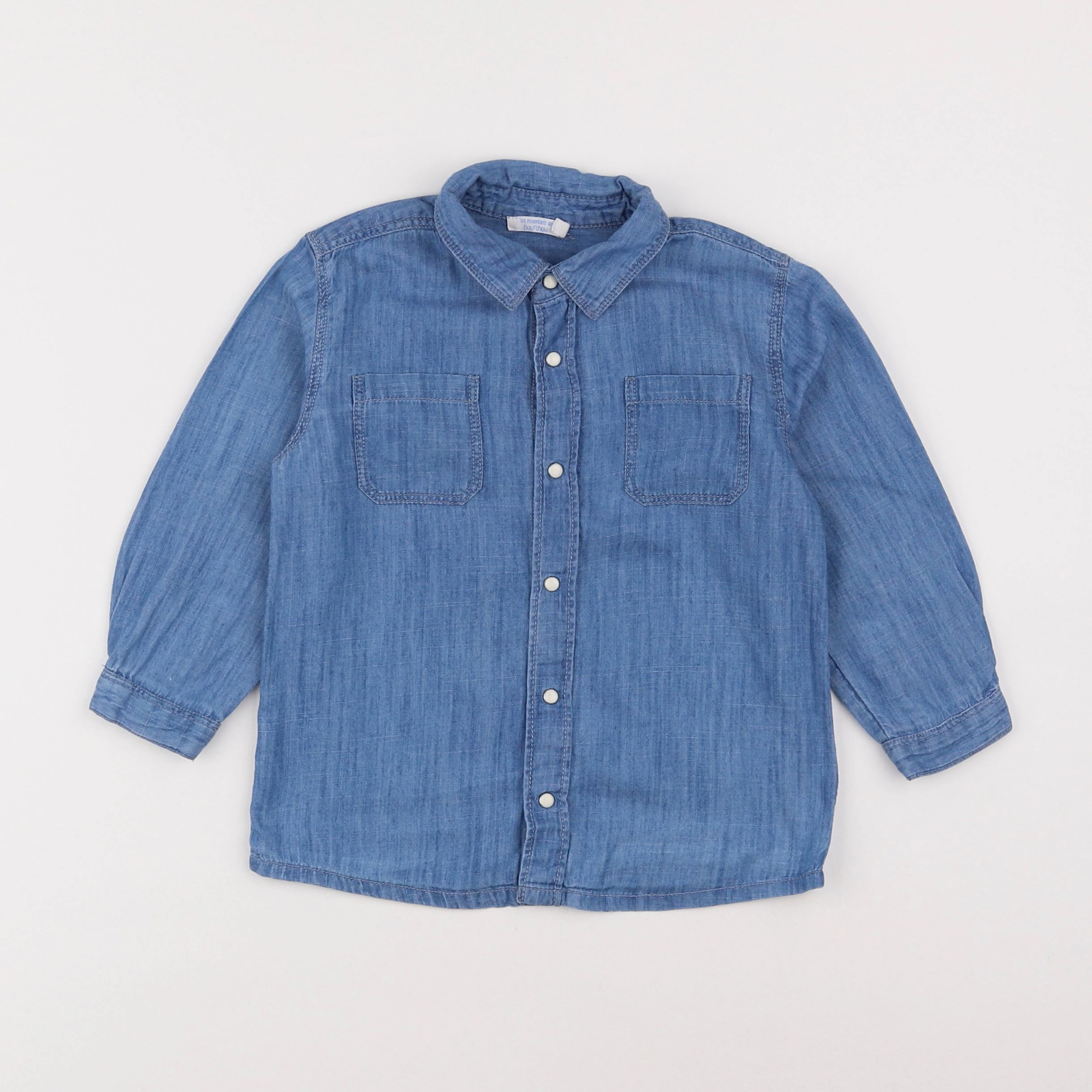 Boutchou - chemise bleu - 3 ans