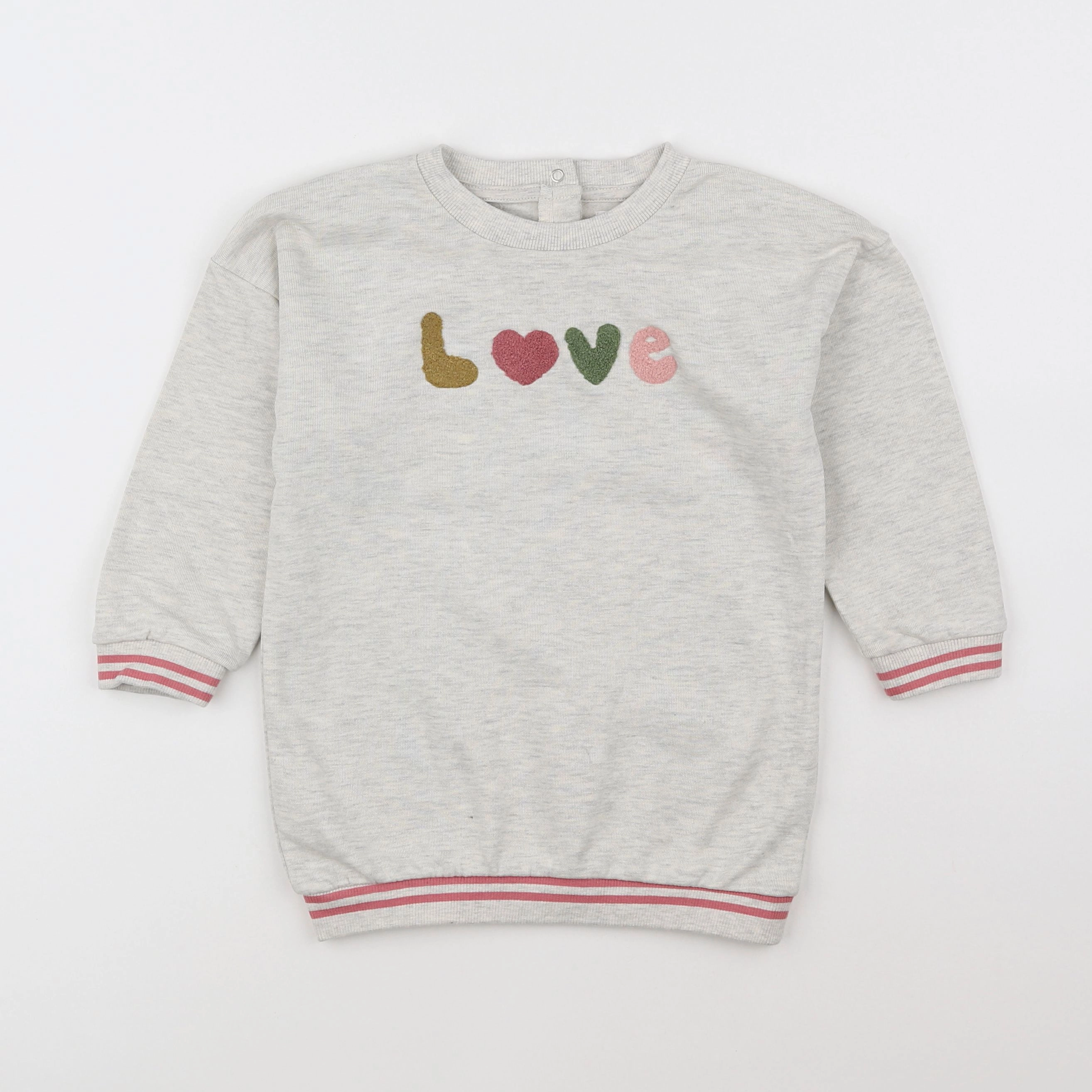 Vertbaudet - robe gris - 3 ans