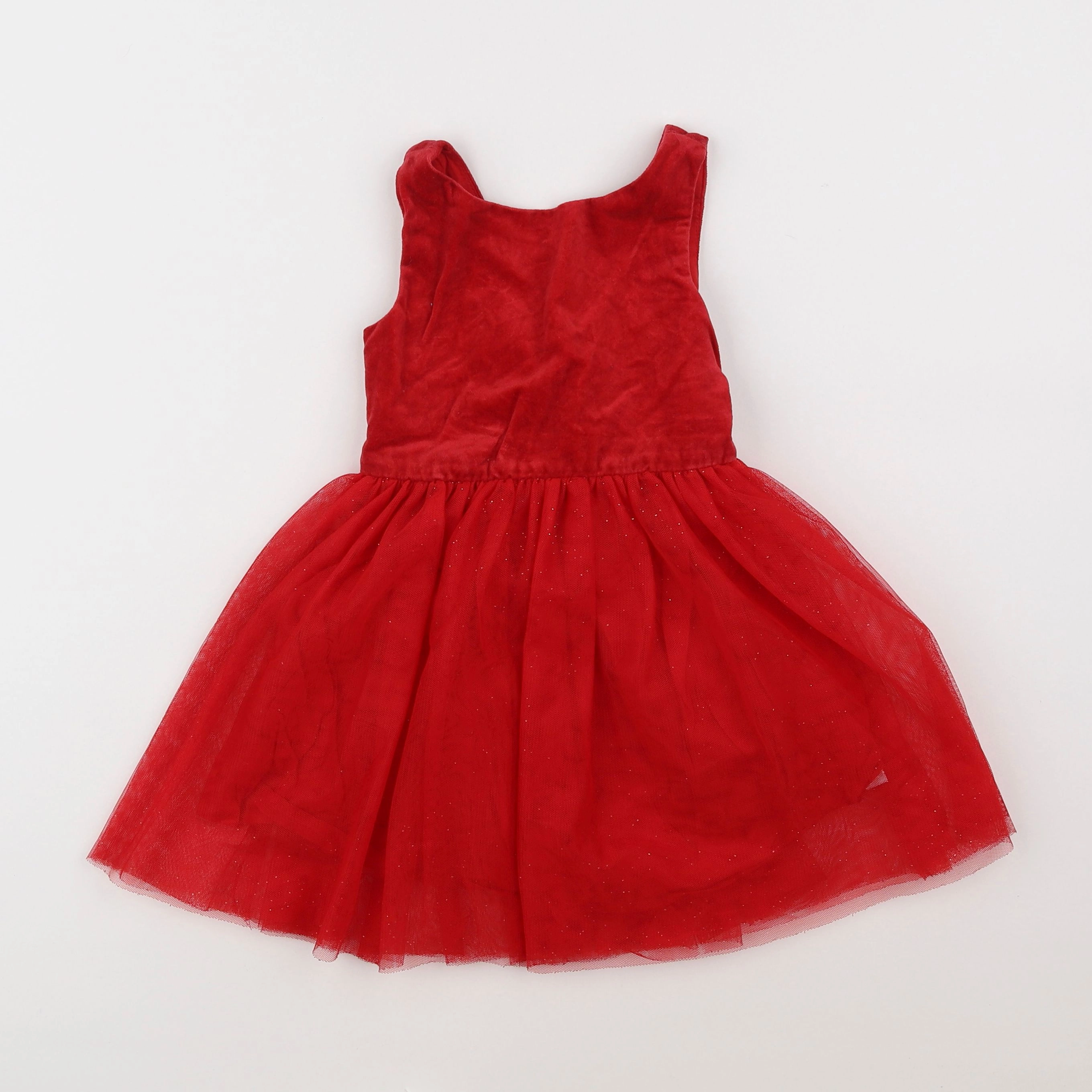 Vertbaudet - robe rouge - 3 ans