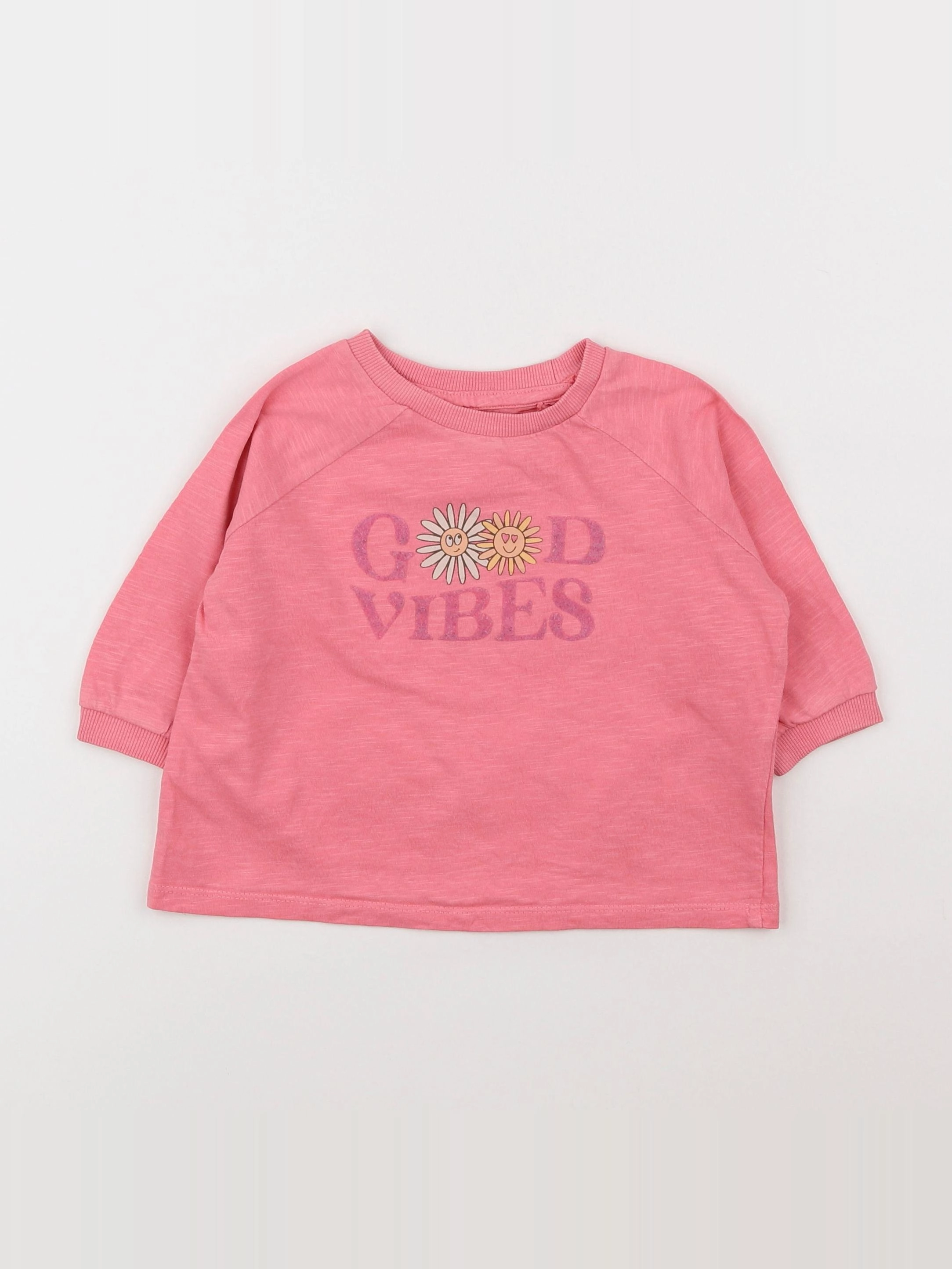 Vertbaudet - tee-shirt rose - 3 ans