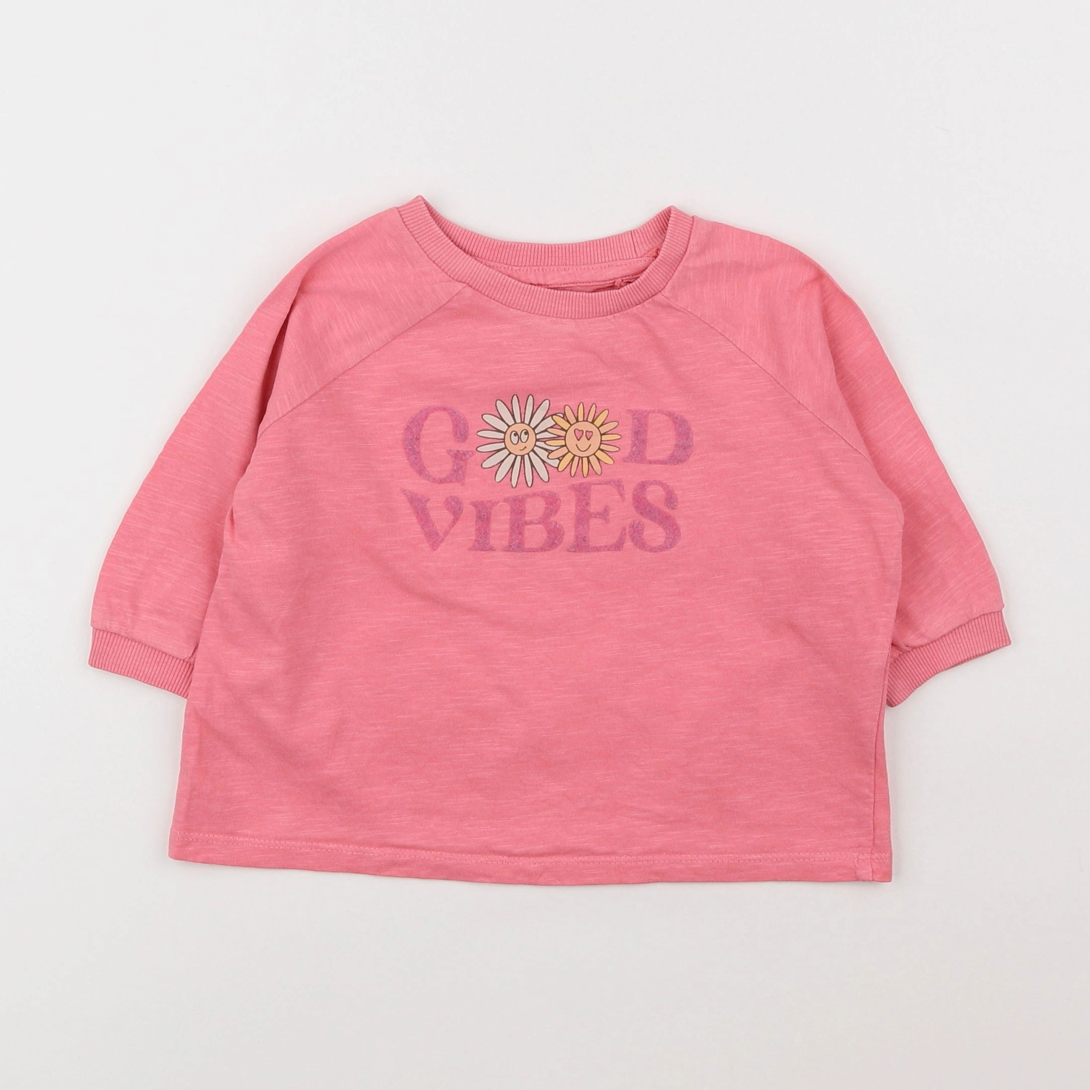 Vertbaudet - tee-shirt rose - 3 ans