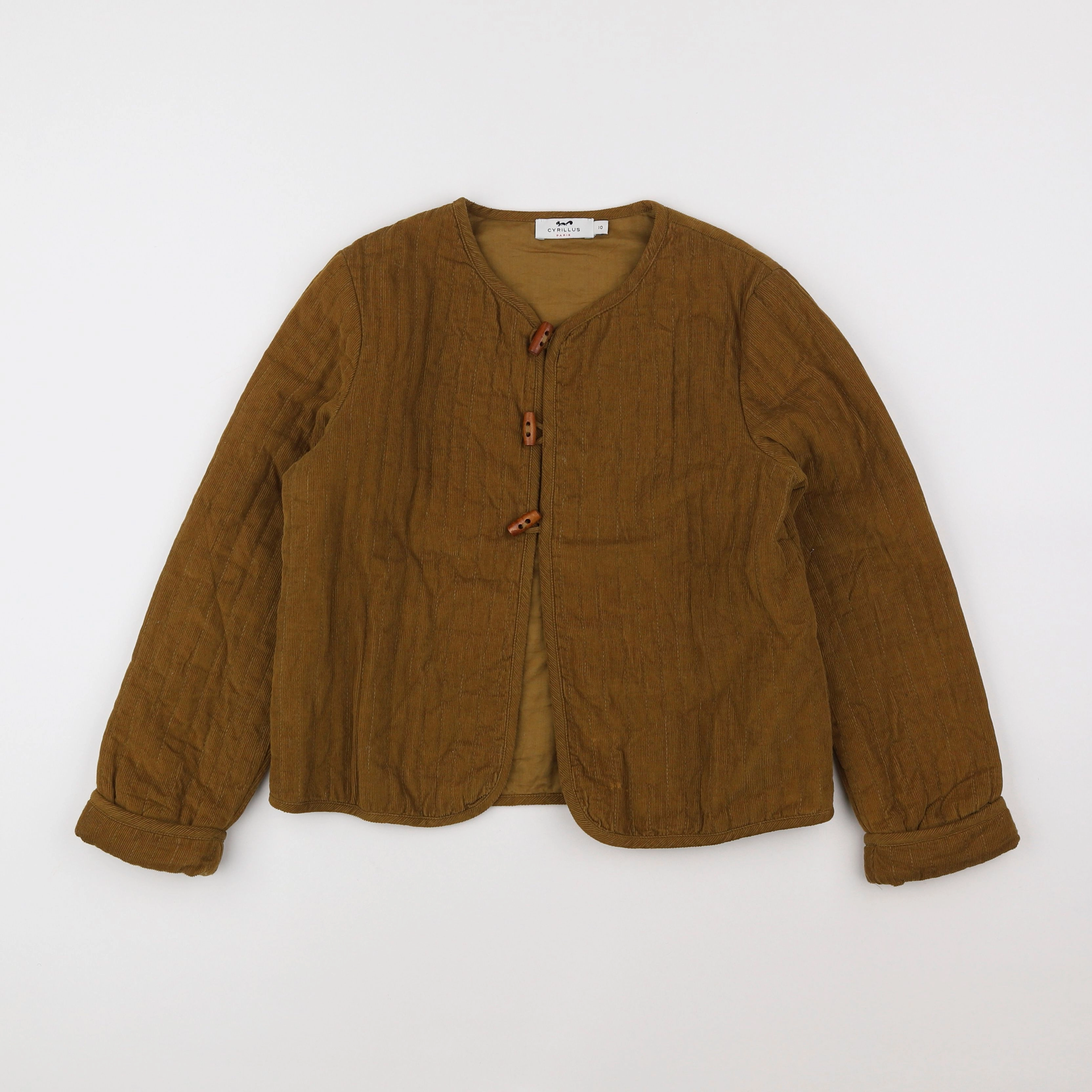 Cyrillus - veste marron - 10 ans