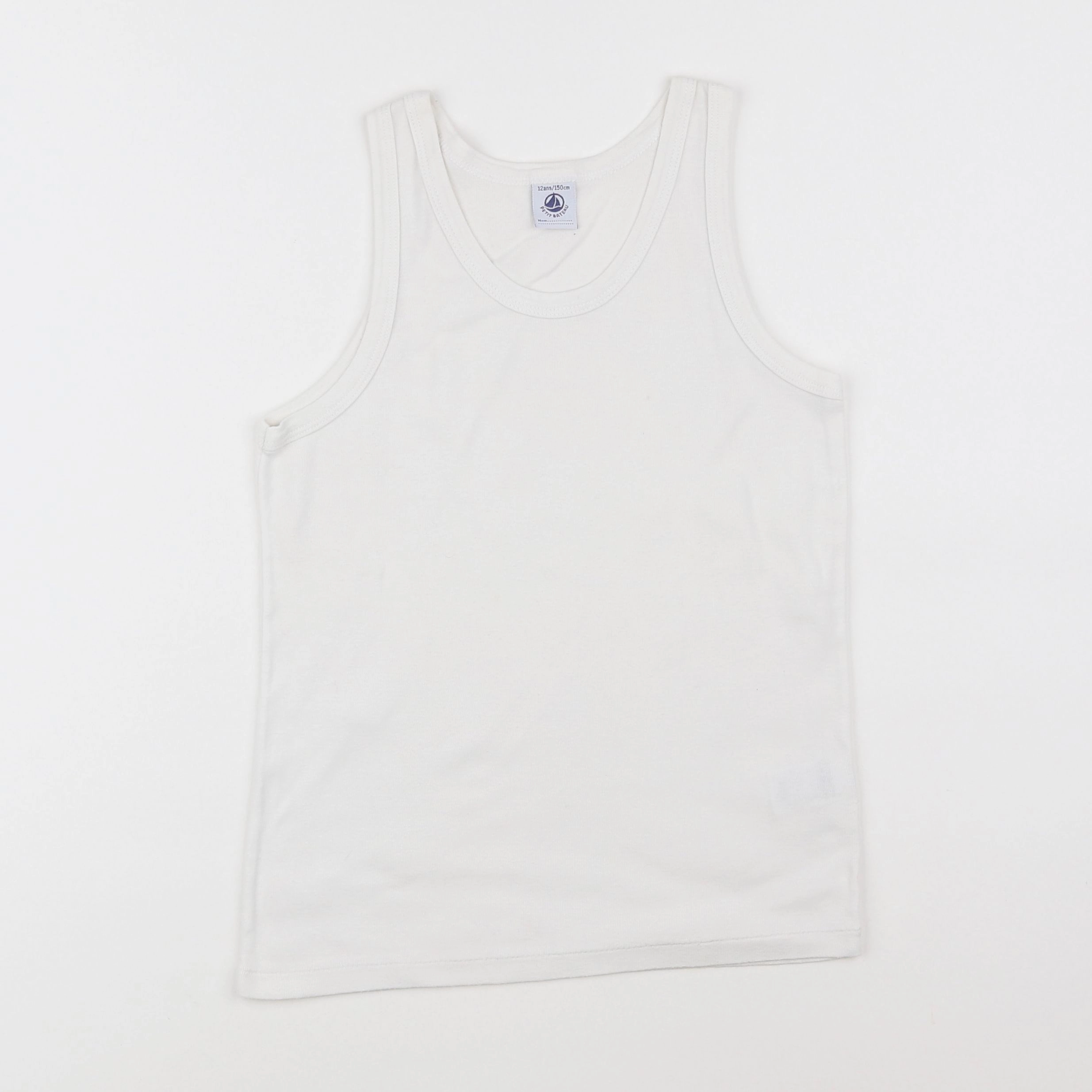 Petit Bateau - maillot de corps blanc - 12 ans