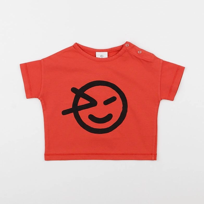 Wynken - Tee-shirt Rouge Noir - 6 mois