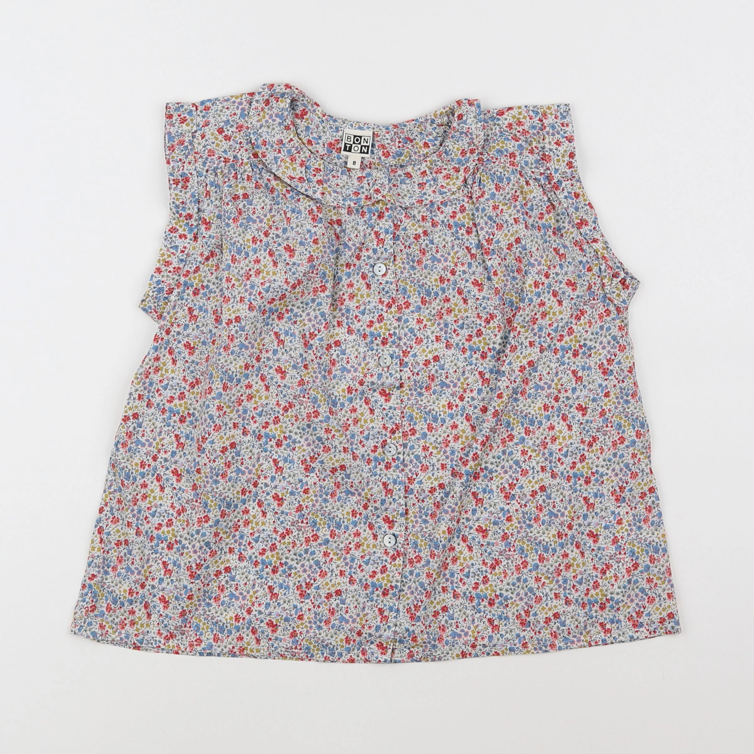 Bonton - blouse multicolore - 8 ans