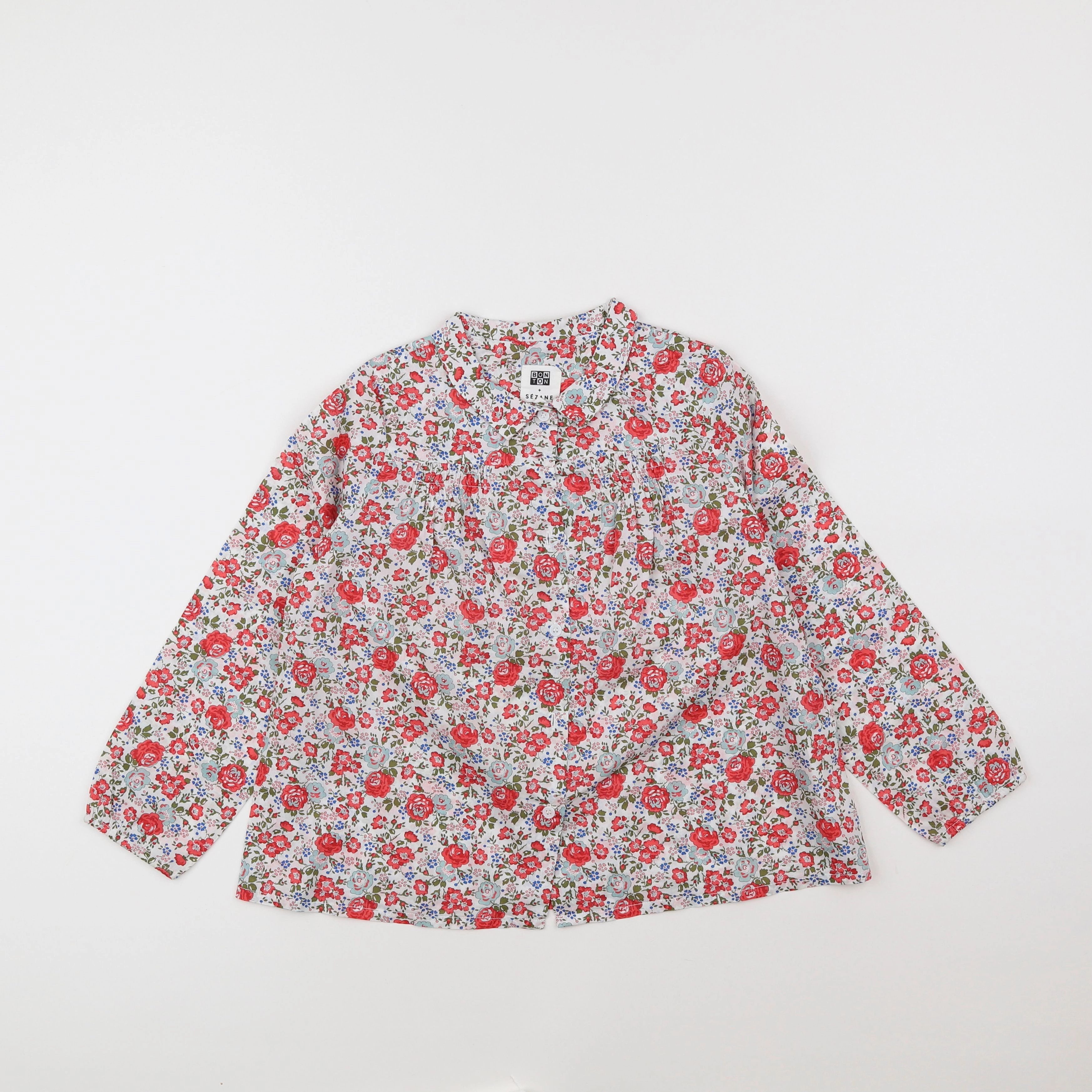 Bonton - blouse multicolore - 8 ans