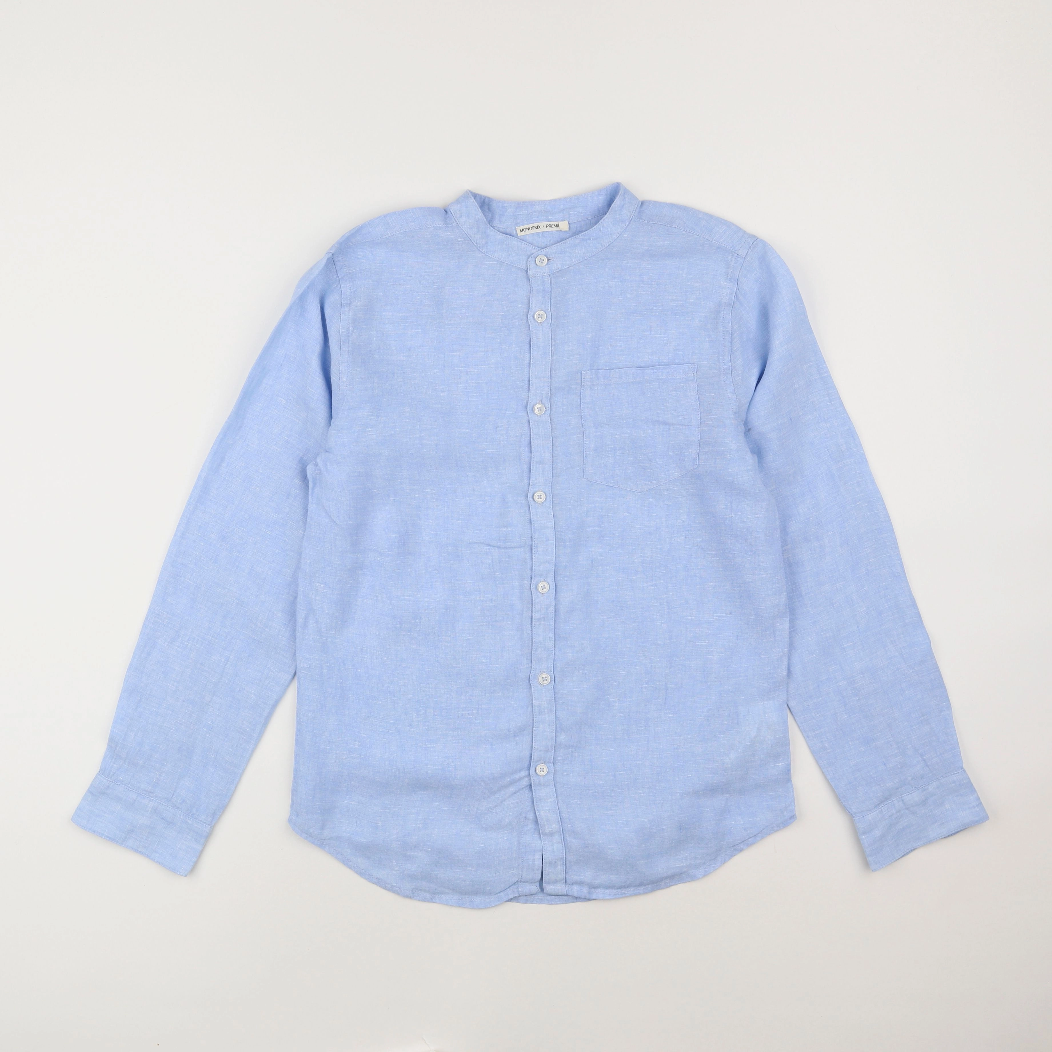 Monoprix - chemise bleu - 12 ans