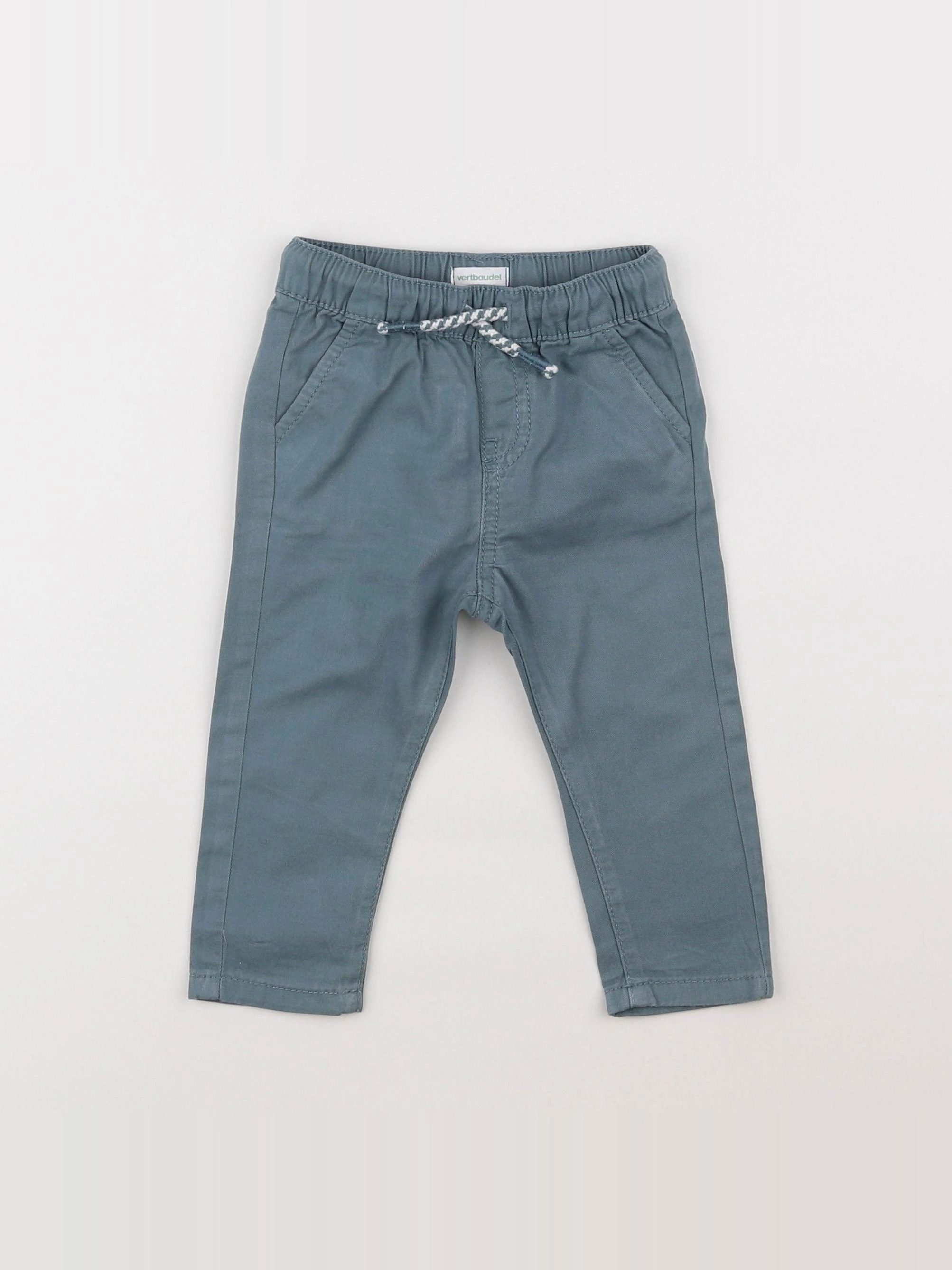 Vertbaudet - pantalon vert - 6 mois