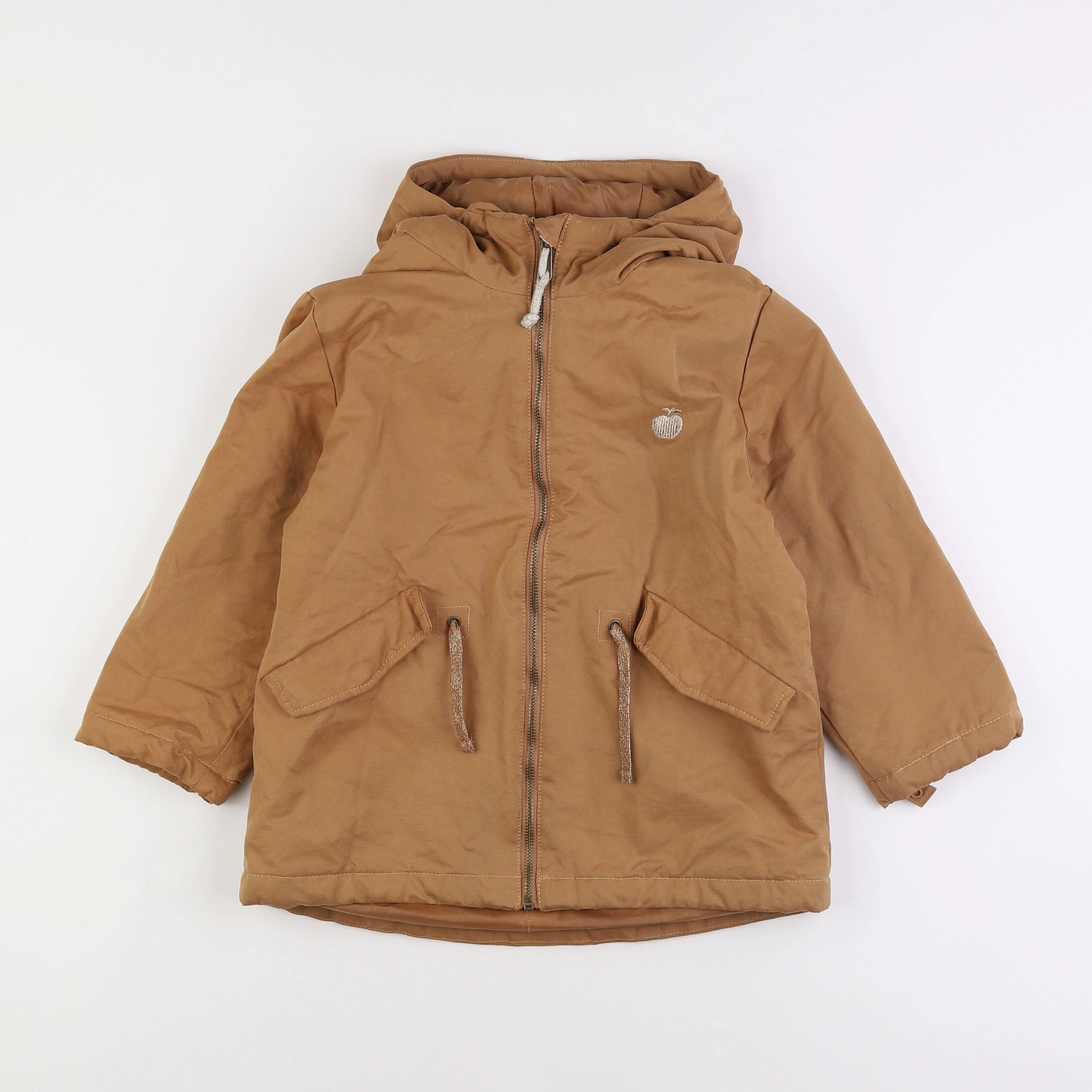 Vertbaudet - manteau marron - 8 ans