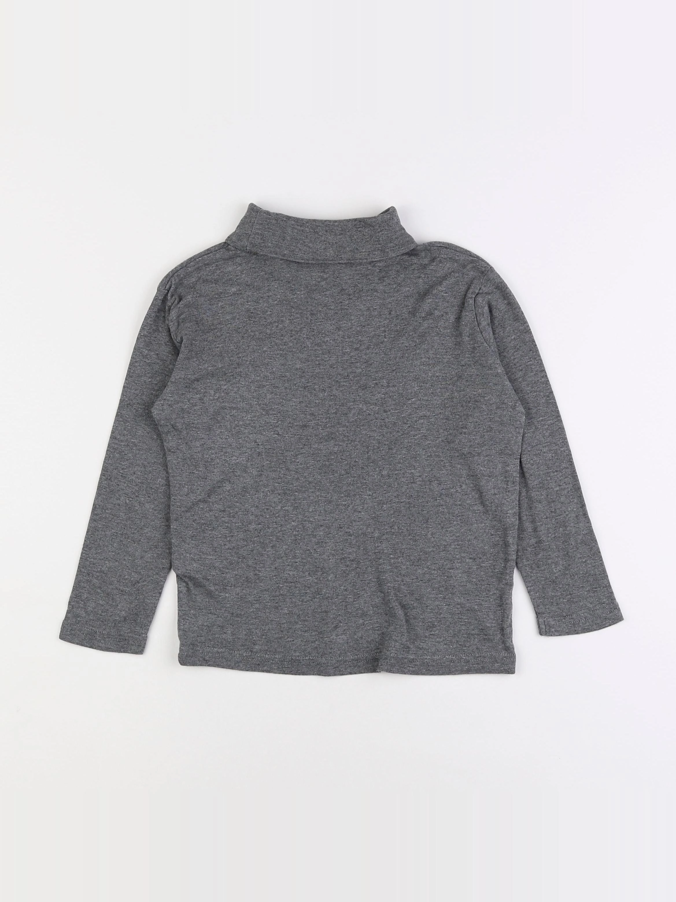 Vertbaudet - sous-pull gris - 5 ans