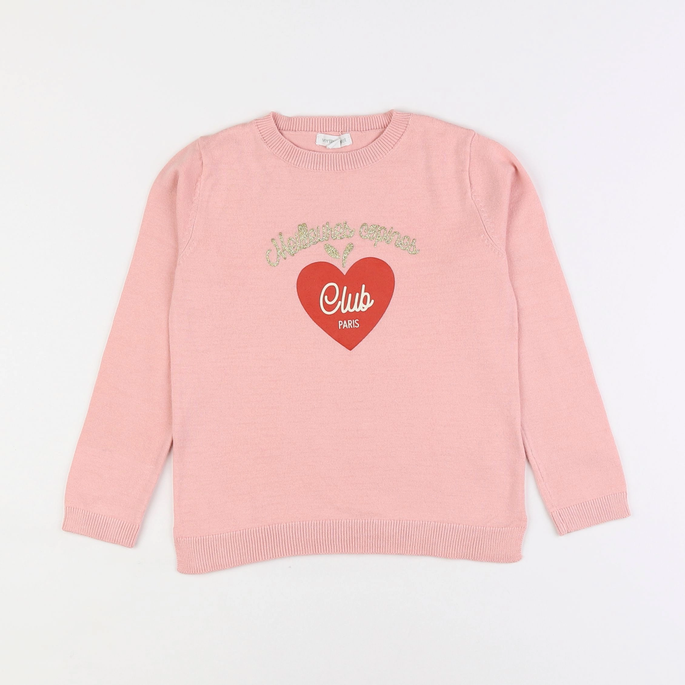 Vertbaudet - pull rose - 5 ans