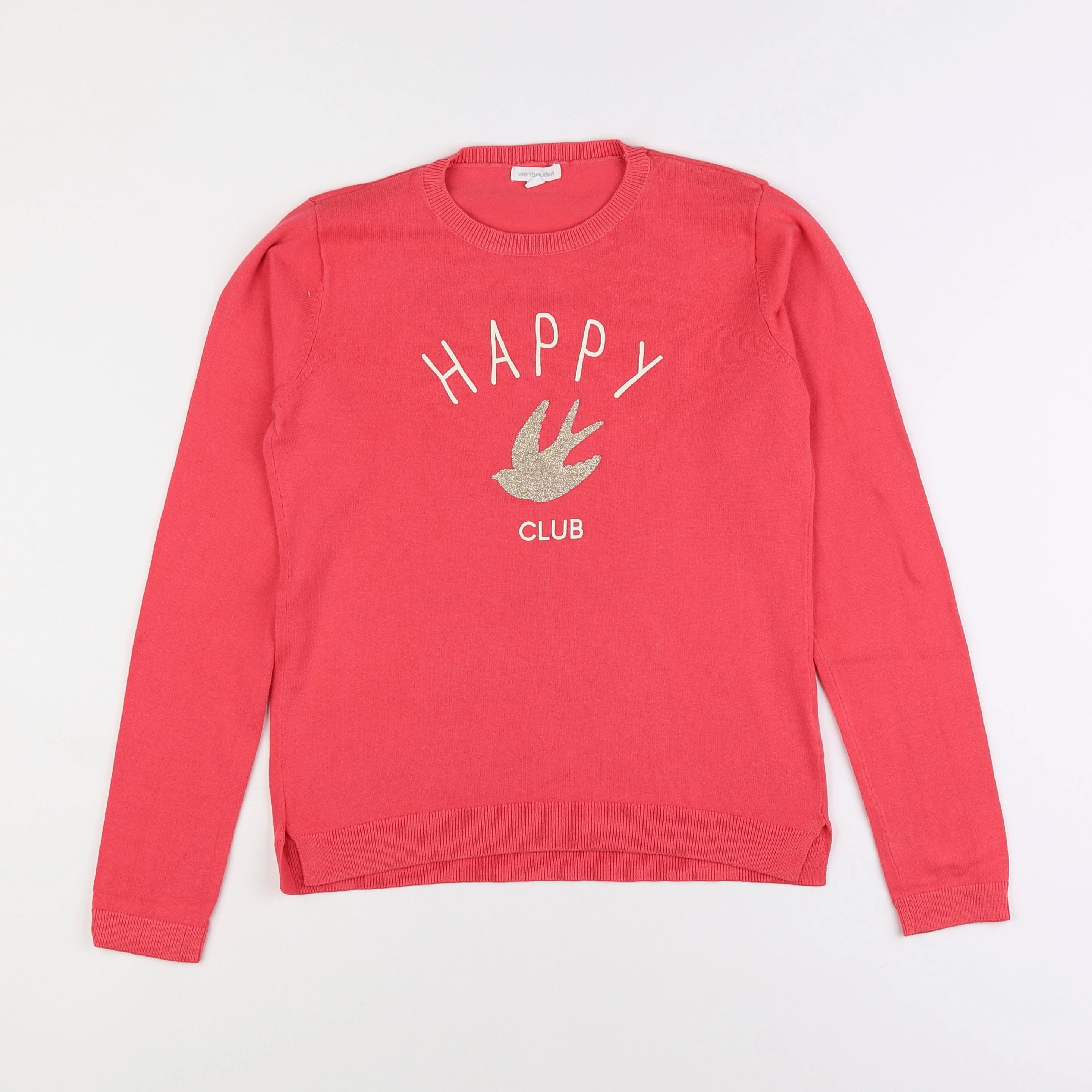Vertbaudet - pull rose - 12 ans