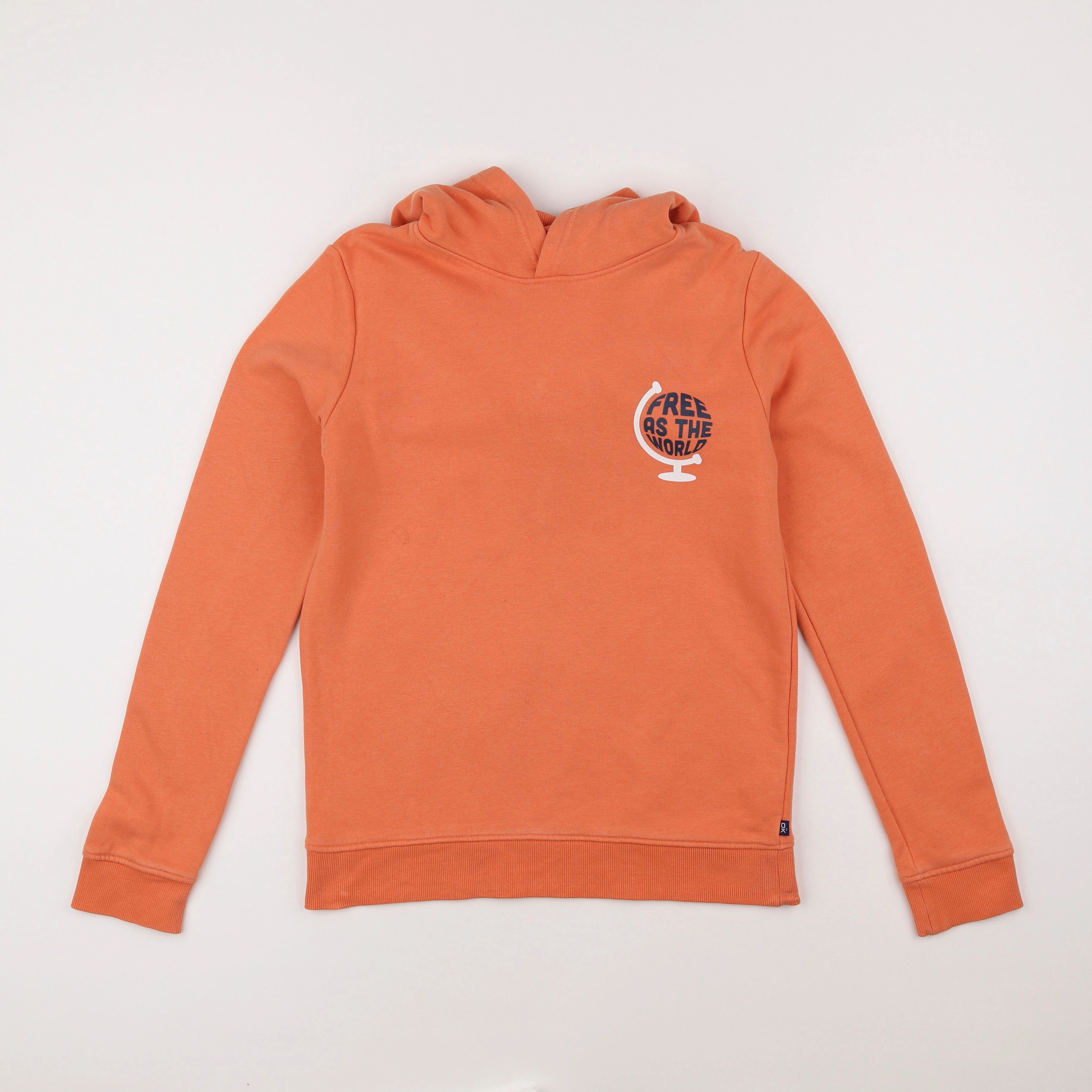 Okaidi - sweat orange - 12 ans