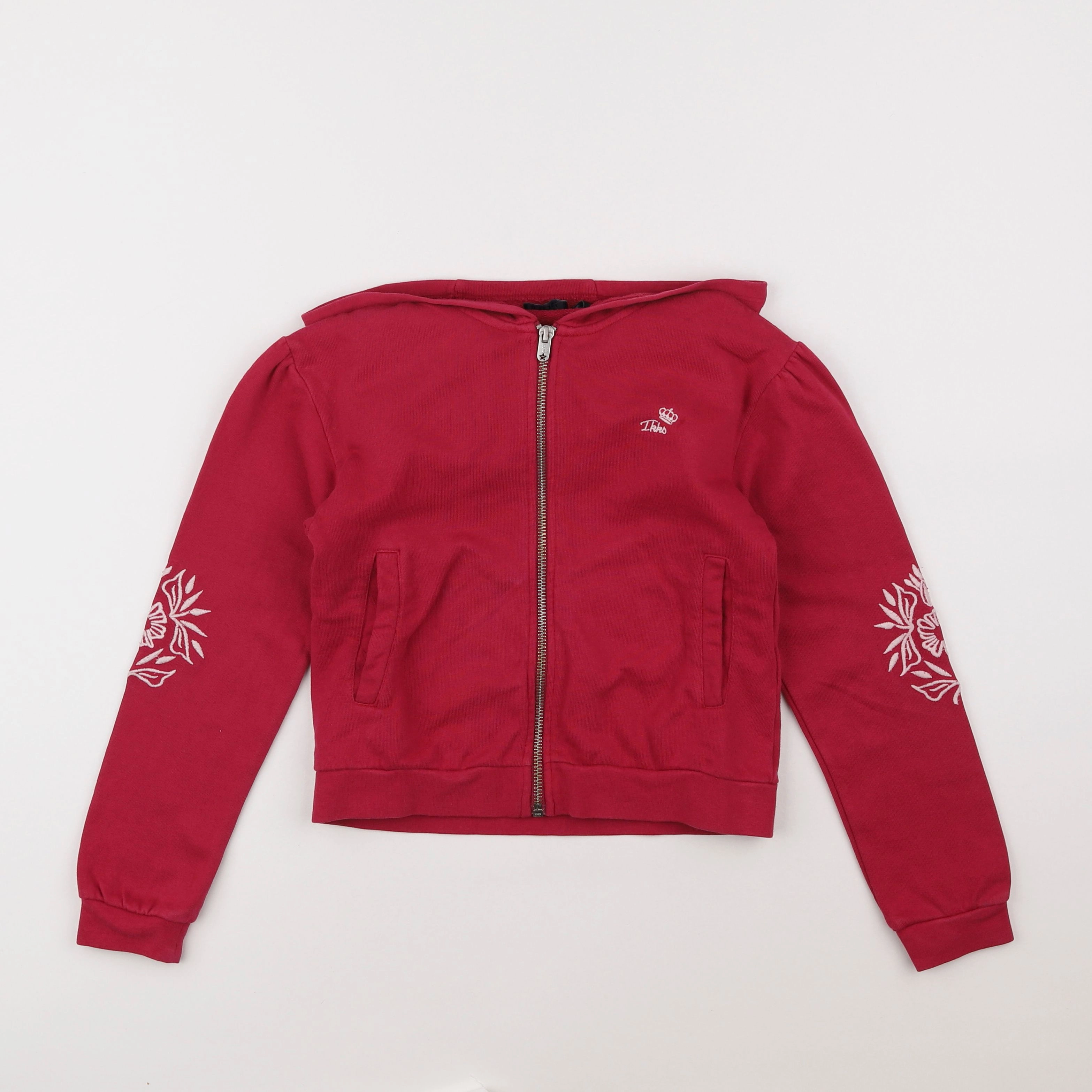 IKKS - sweat rose - 8 ans