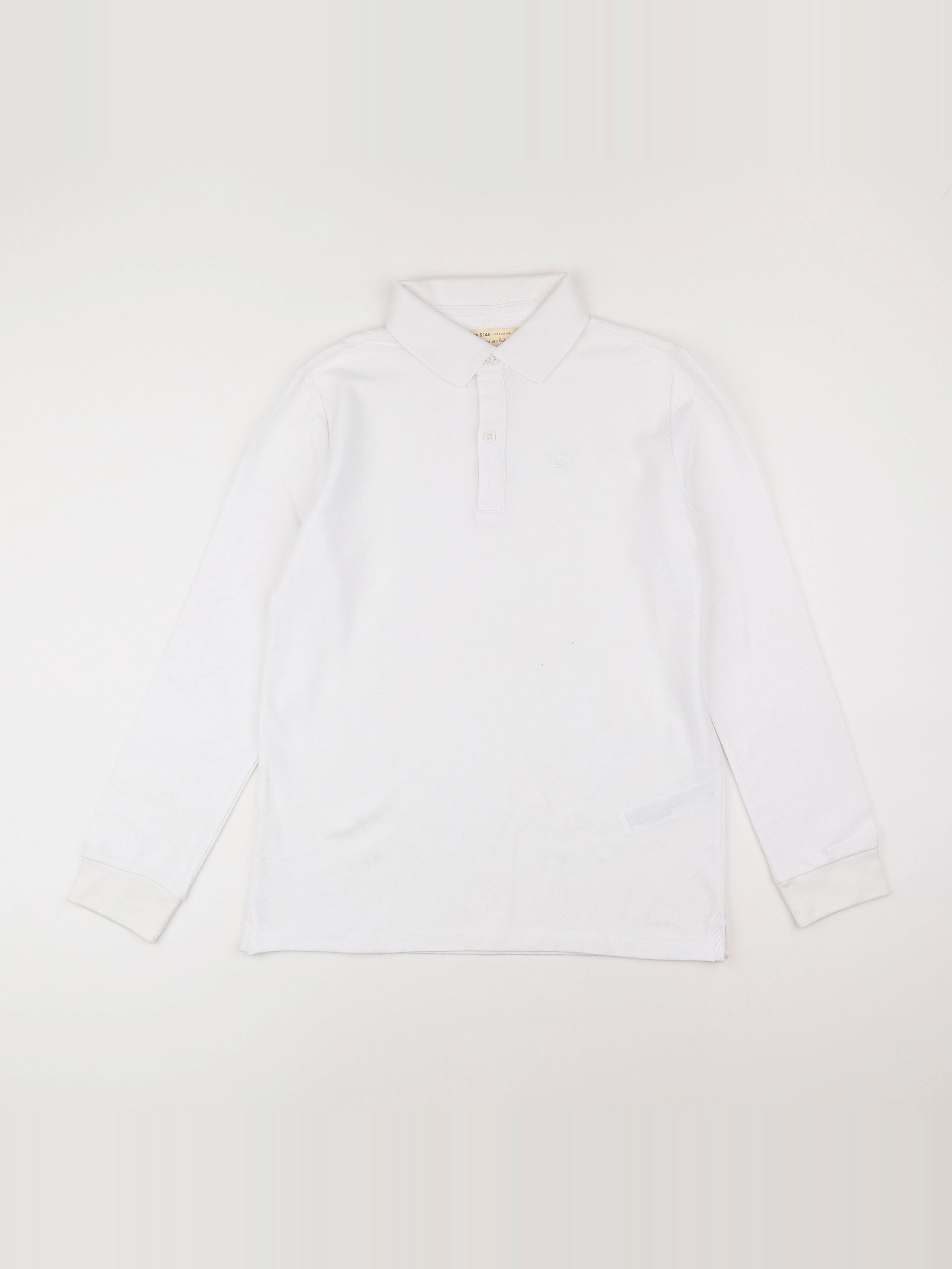 Zara - polo blanc - 11/12 ans